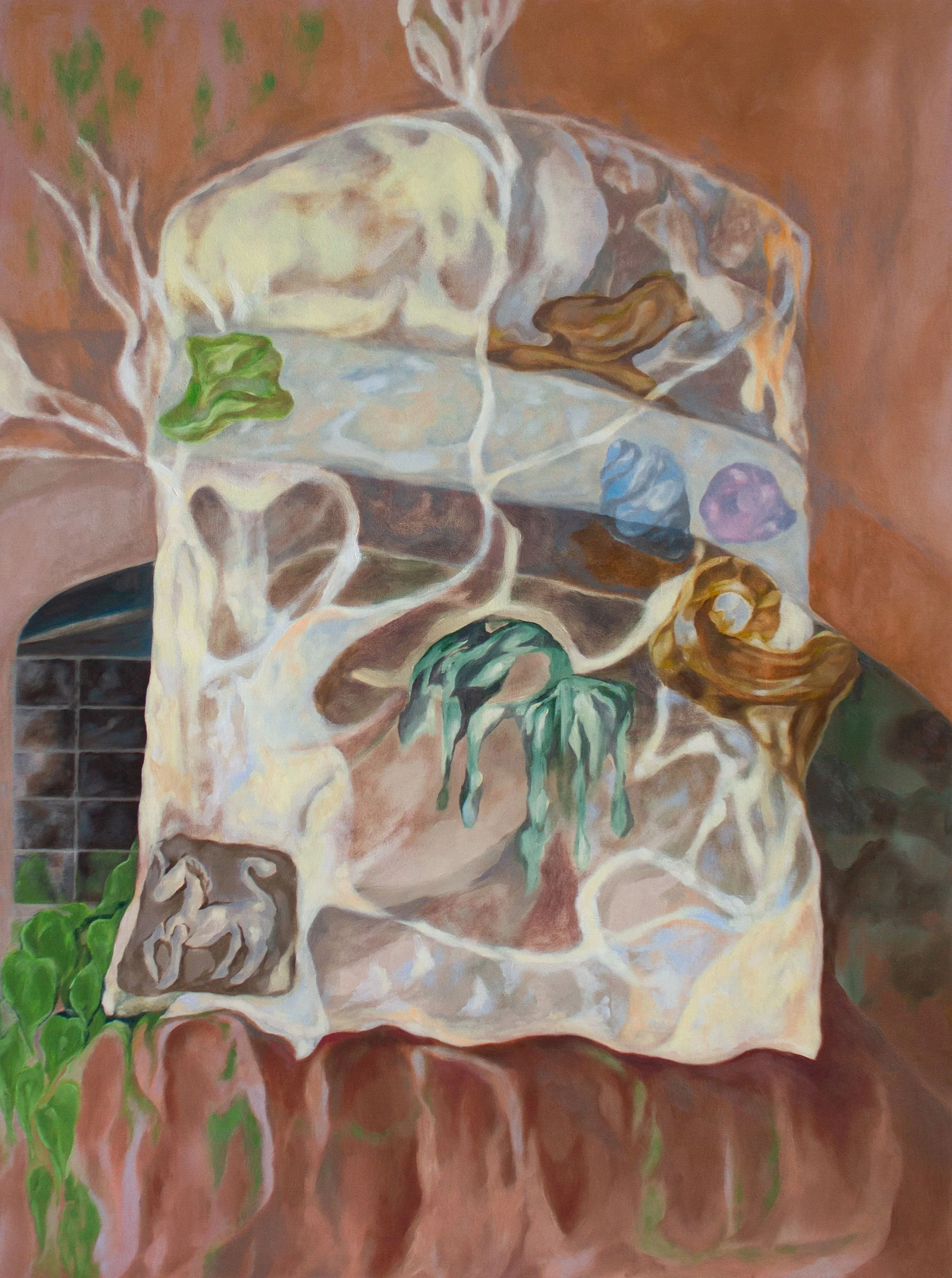   Things We Keep Near   2026, Oil on Panel  24”x18” 