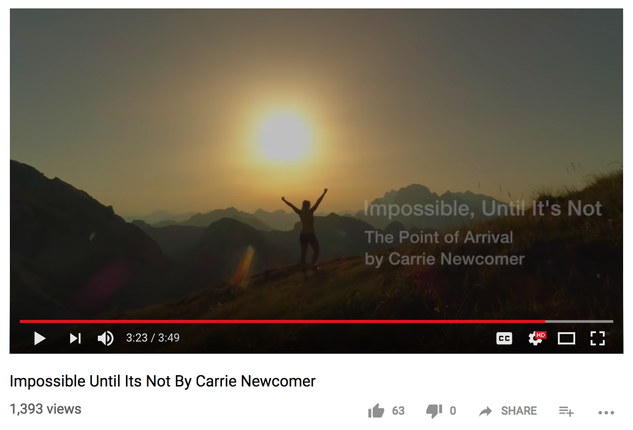 New Video Release for Impossible, Until Its Not