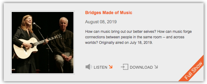 Audio Interview with Carrie and Parker on Inspire/Interfaith Voices