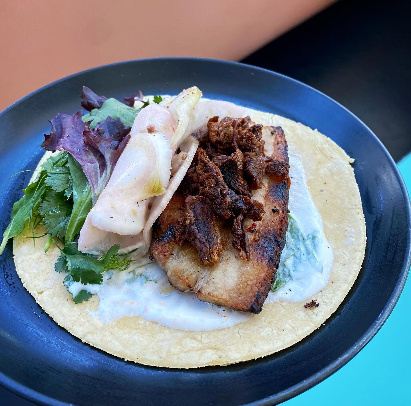 Presenting the Pork Belly Chileatole Taco Special! #tacosarelife 

An inspired idea from a trip to Mexico by one our best&hellip;Homero! With any great taco coming out of LOLA 55 it took our team working together to fine tune this delicious special. 