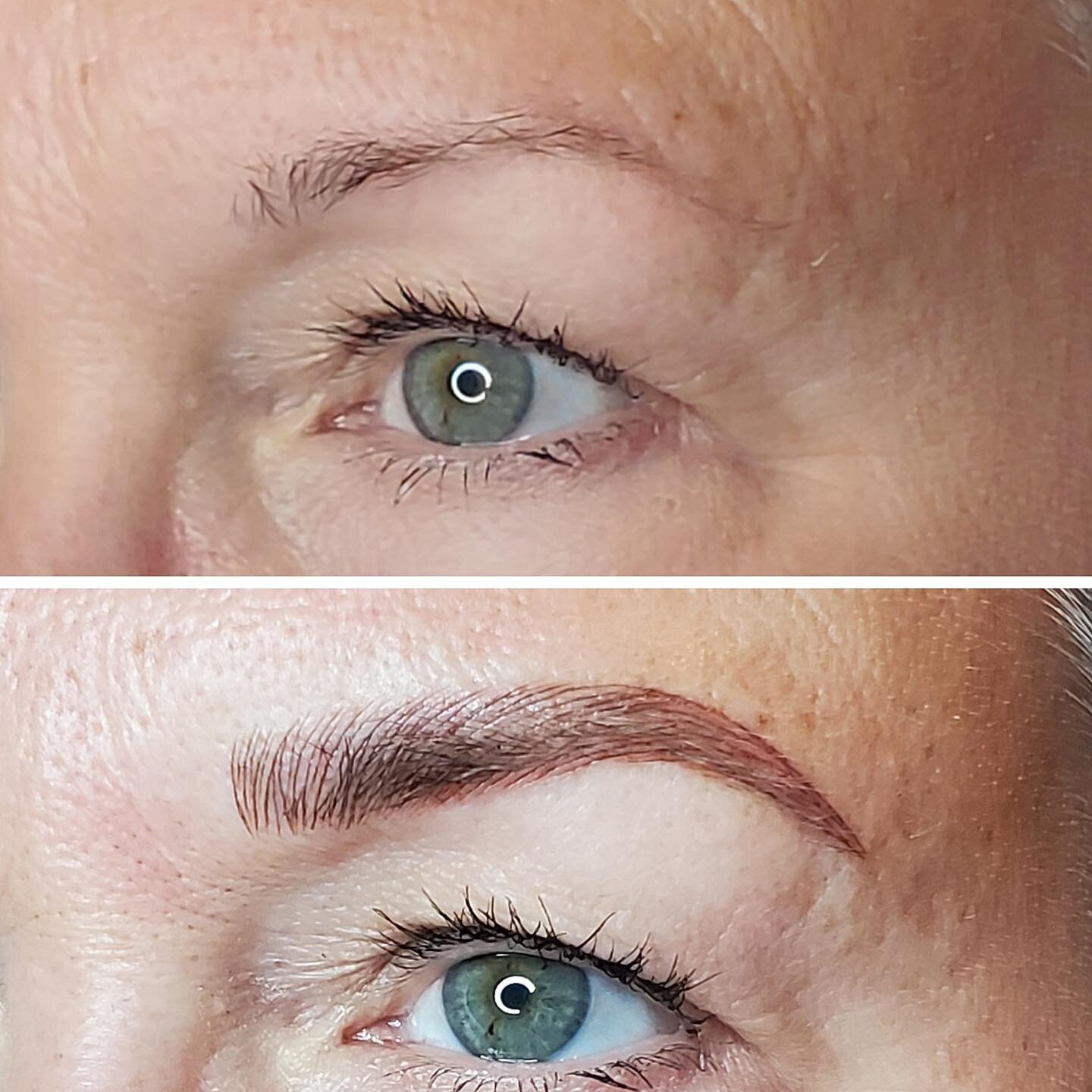 Color me OBSESSED 😍 
#brows #microblading #lakehavasu #blissbeautylounge
