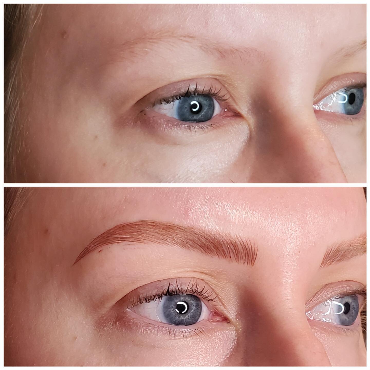 Hope everyone had a wonderful Holiday! Here&rsquo;s some beautiful brows for your Tuesday 😍 
#blissbeautyloungelhc #microbladedbrows #eyebrows #lakehavasu