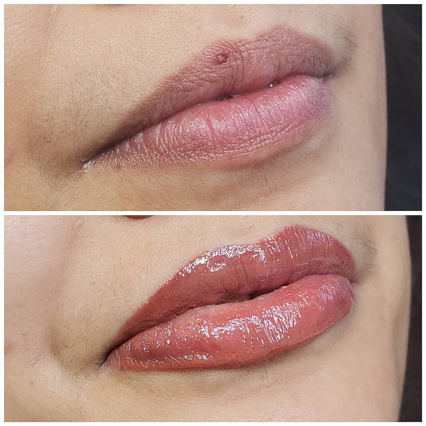 My first lip blush has got me blushing that's for sure! 💋 contact me by text to schedule!!