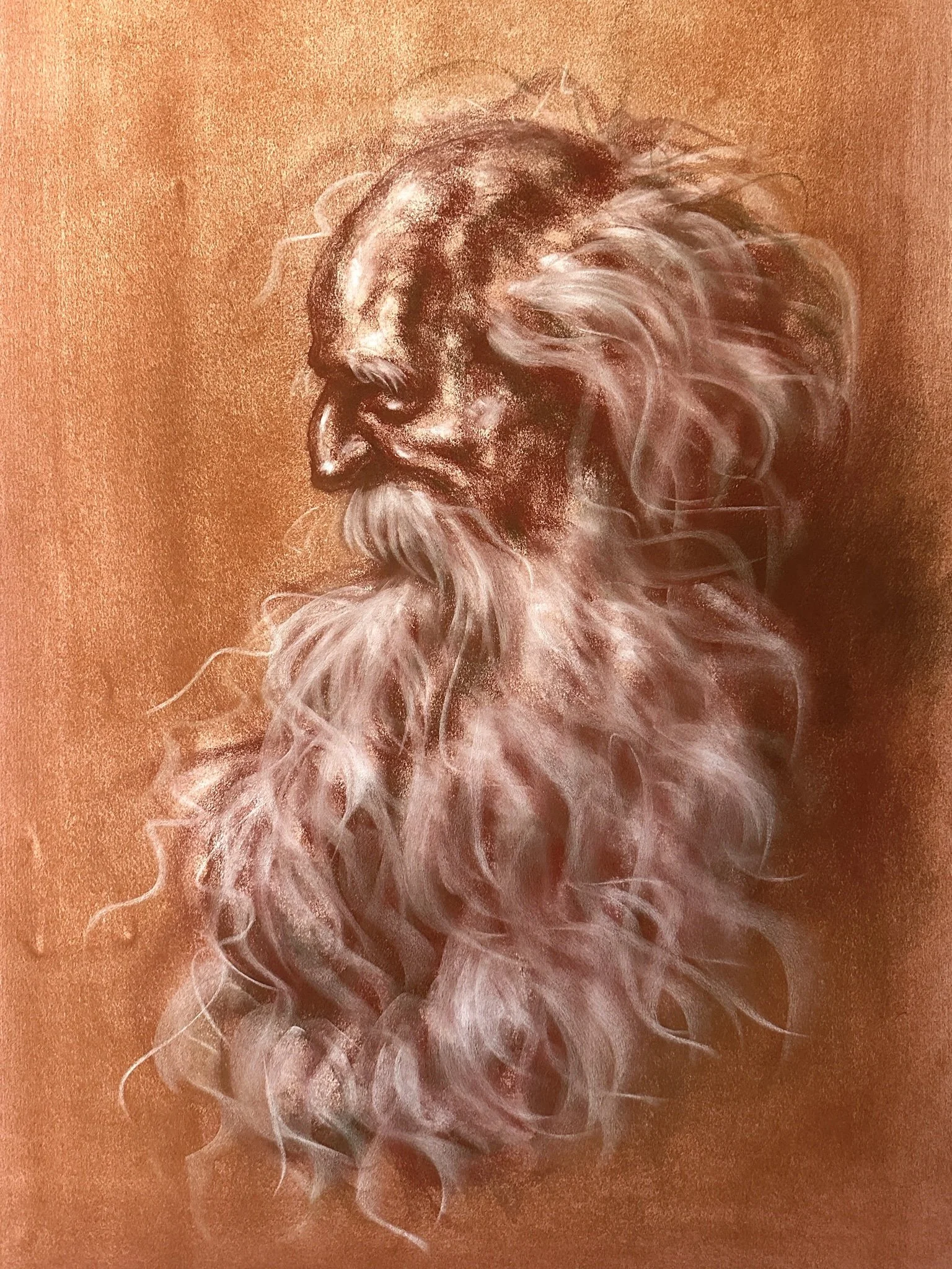 The Patriarch, Pastel, By Michael M Hensley (Copy)