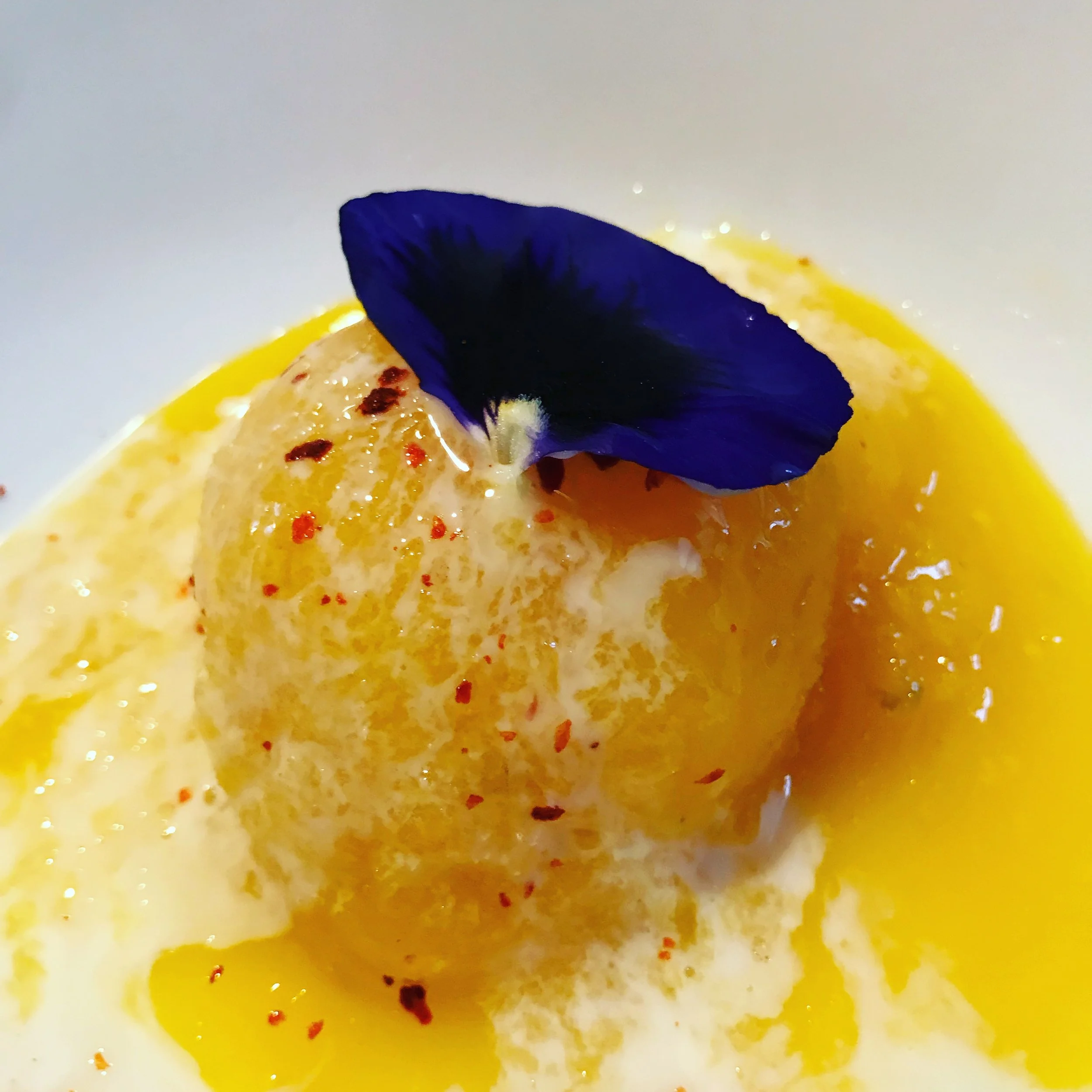 Mango, chili, condensed milk