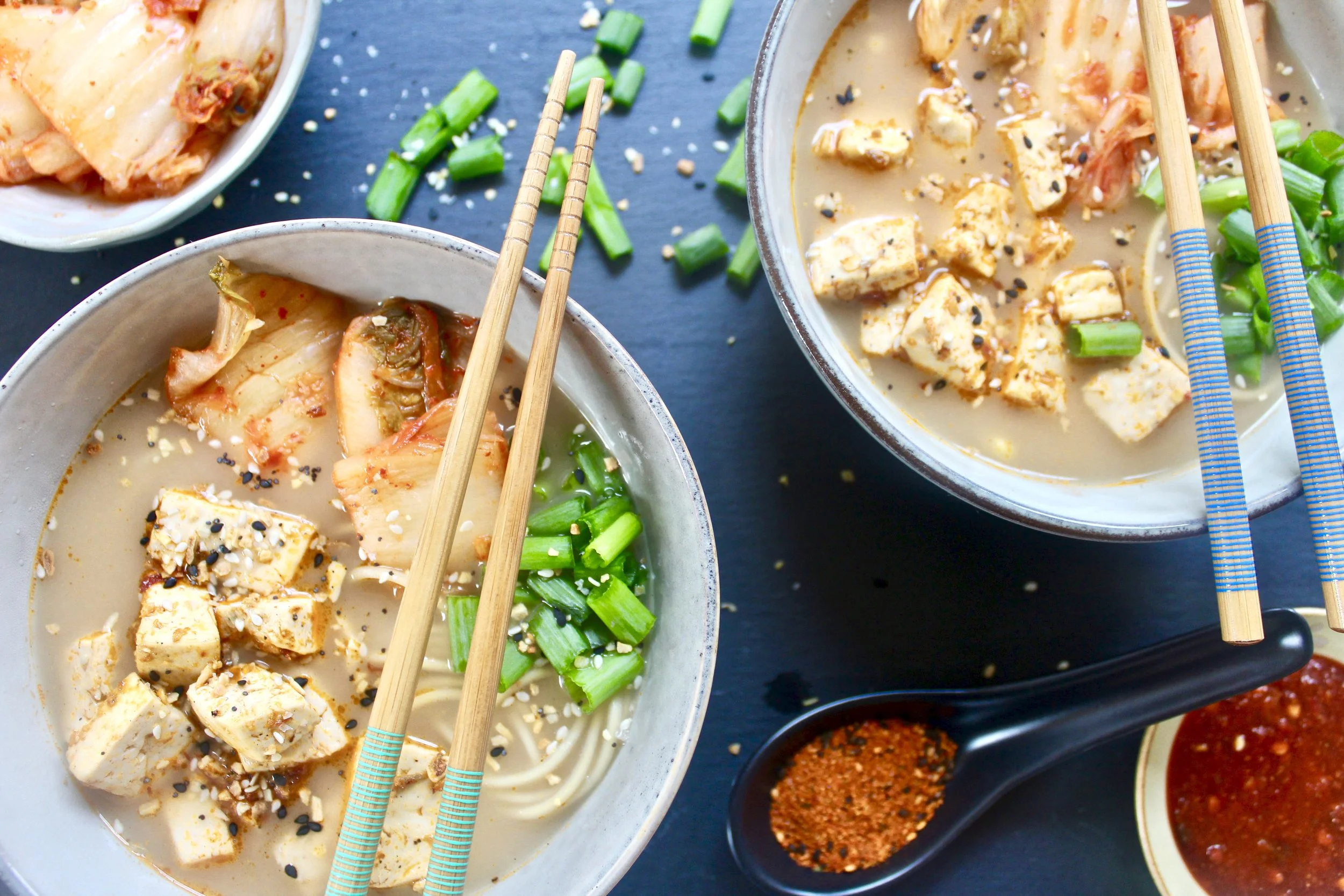 Vegetarian Spicy Miso Ramen 