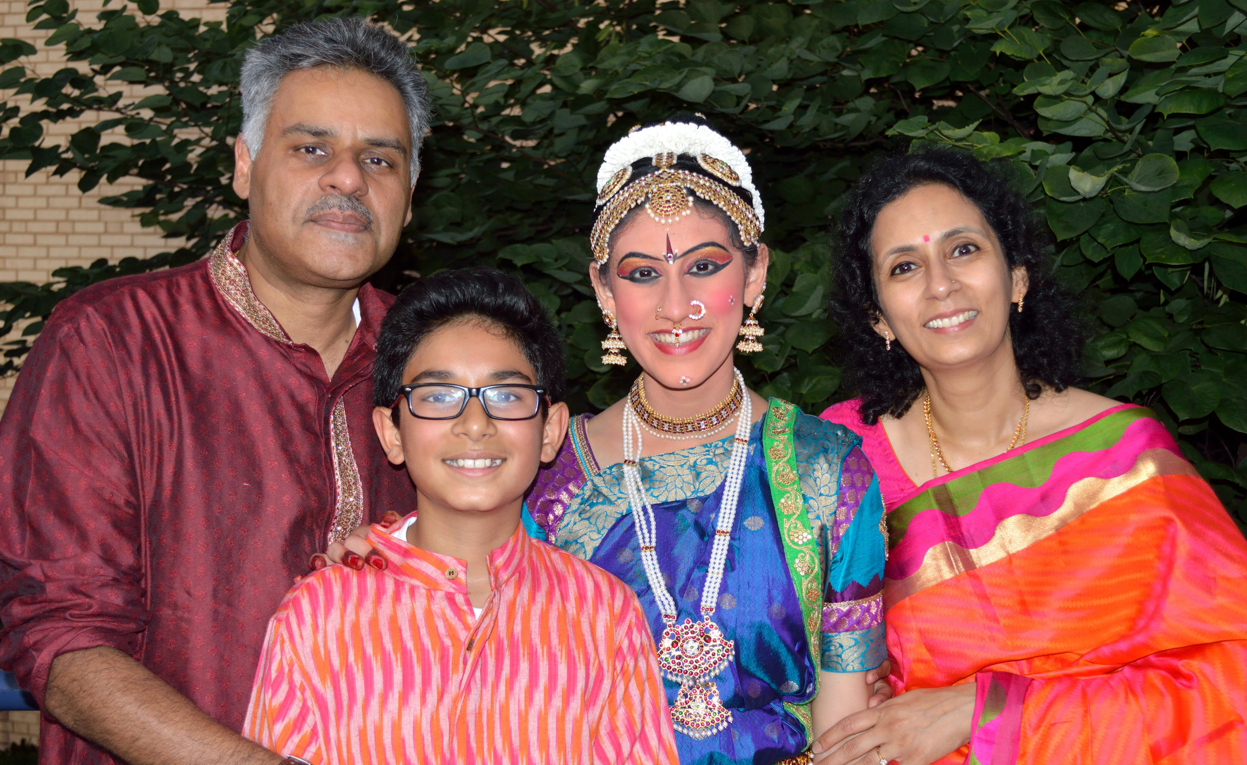 Venkatesh and family in Arangetram