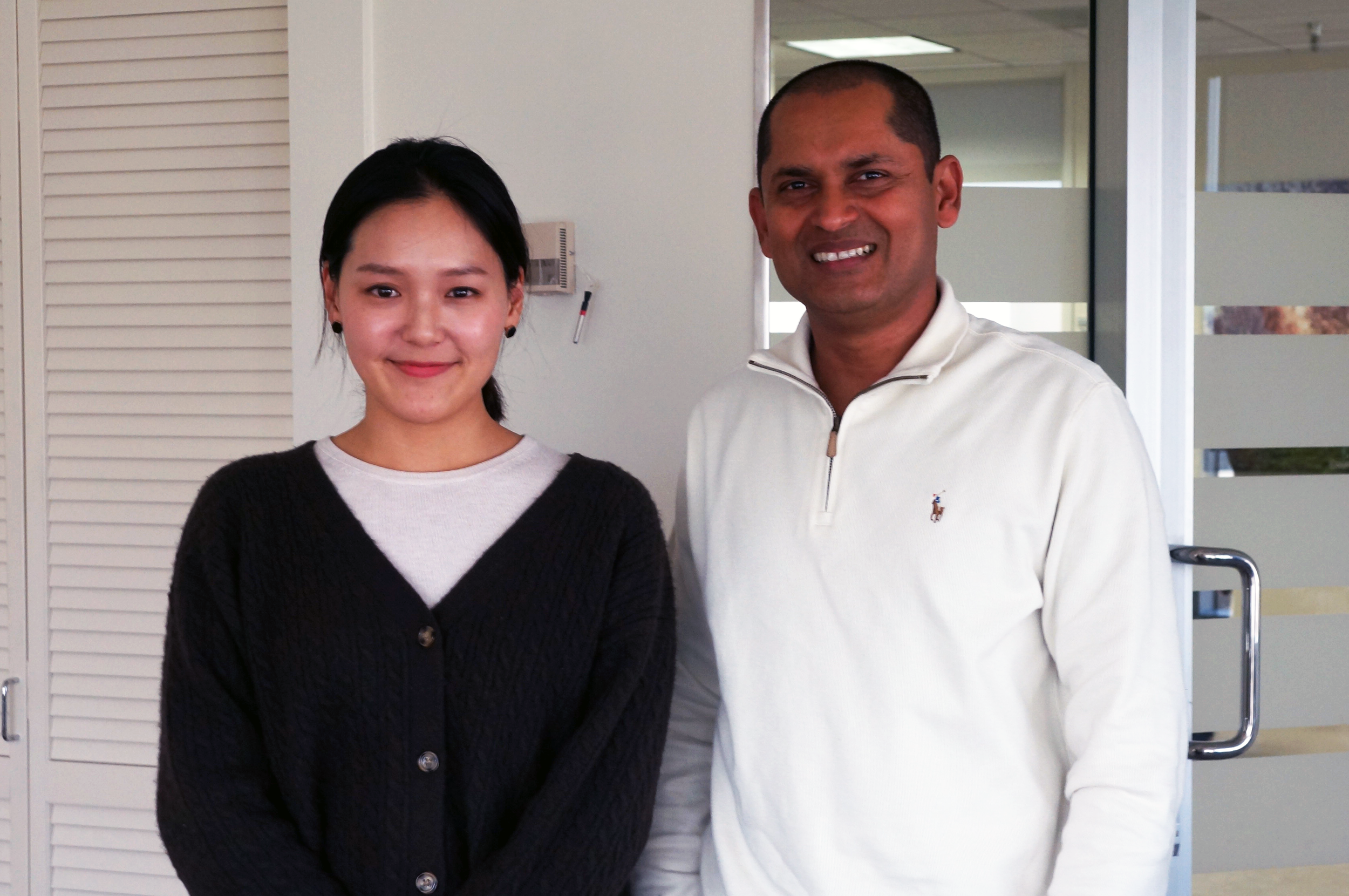 Mary at IBM Silicon Valley Lab with Dinesh Nirmal