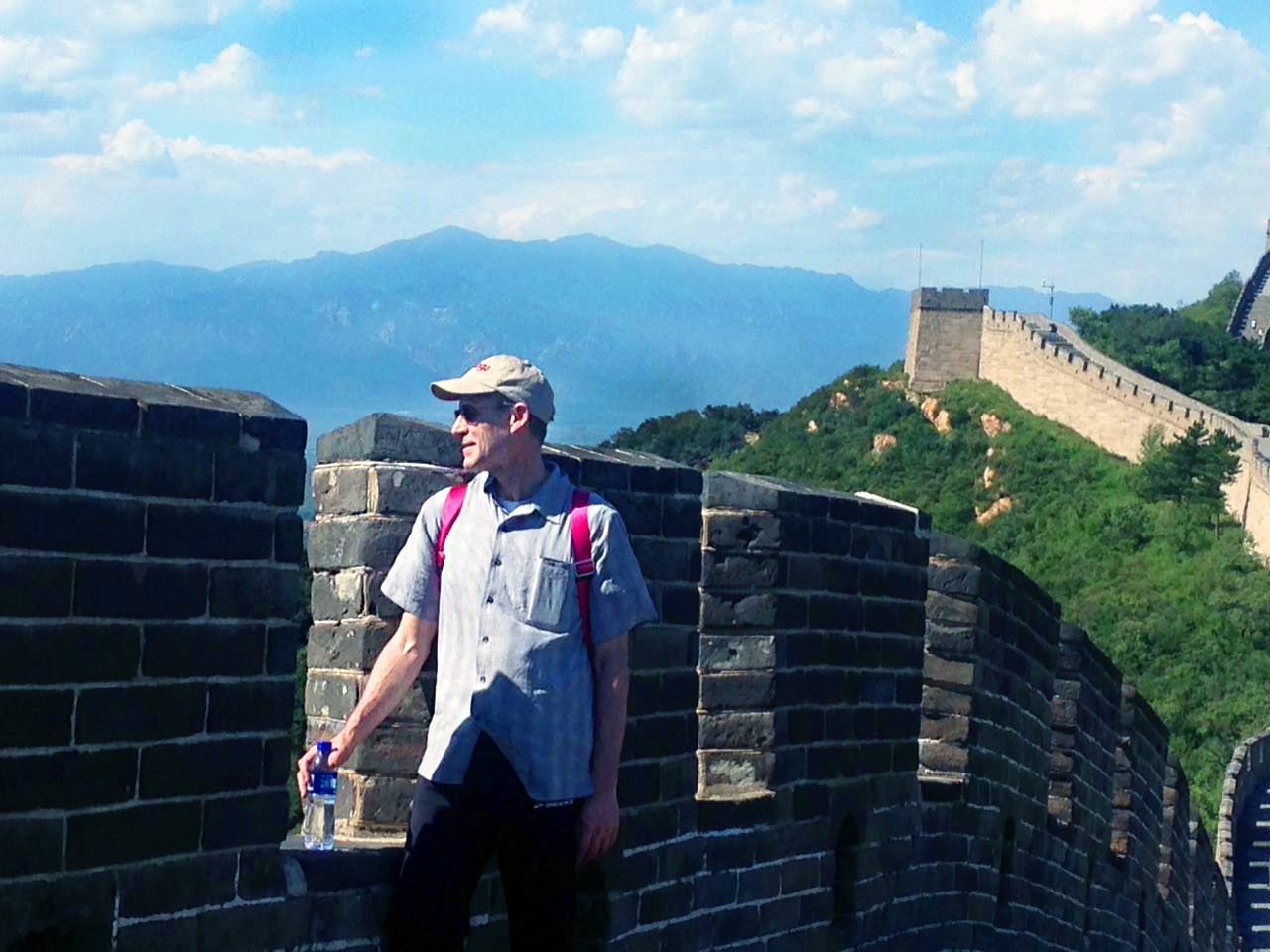 Serge at the Great Wall of China