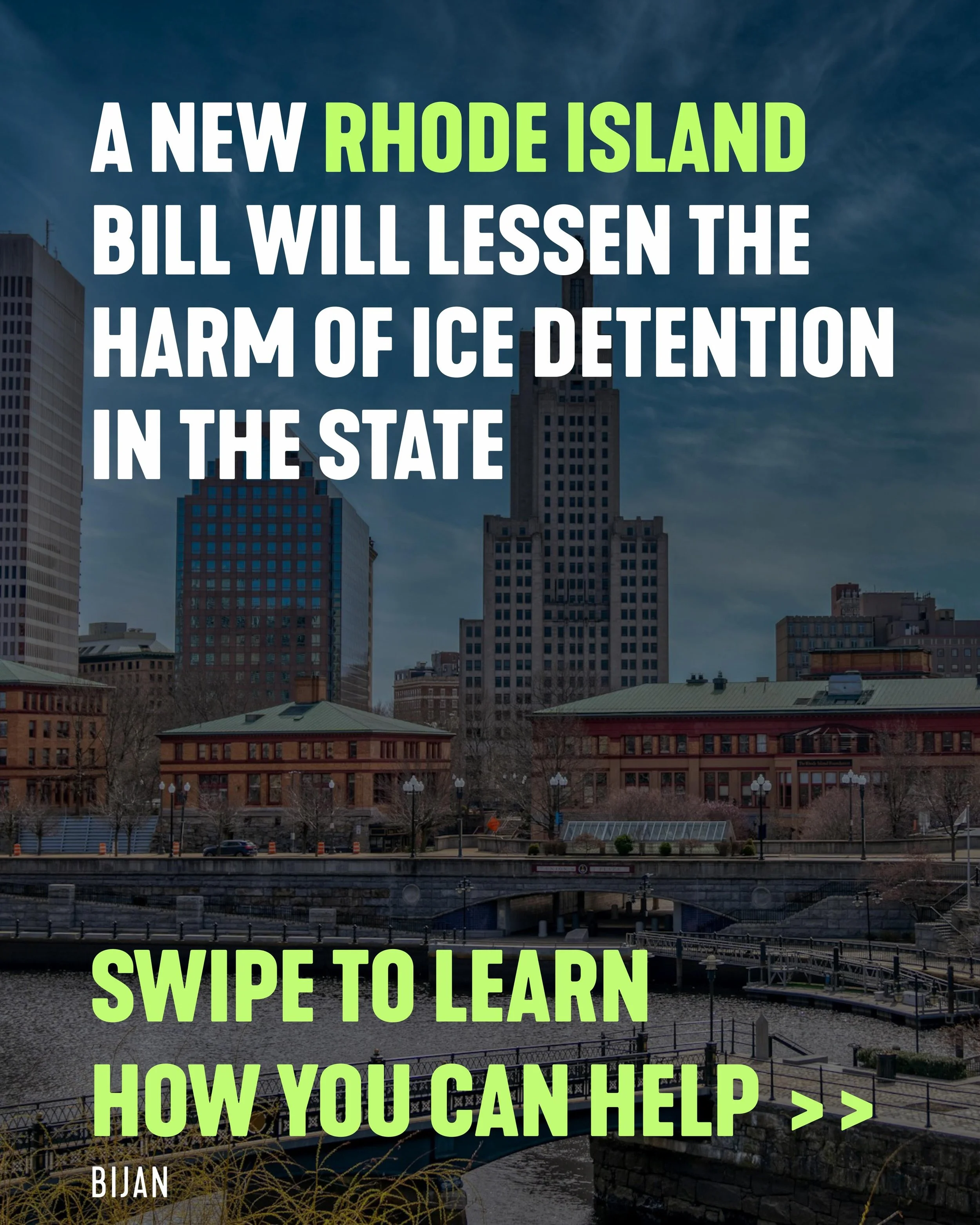 A new Rhode Island bill will lessen the harm of ICE detention in the state. Read on to learn how you can help pass the 364-Day Bill to protect Rhode Island&rsquo;s immigrant communities.

Write to your RI state legislator to pass the 364-Day Bill. Li