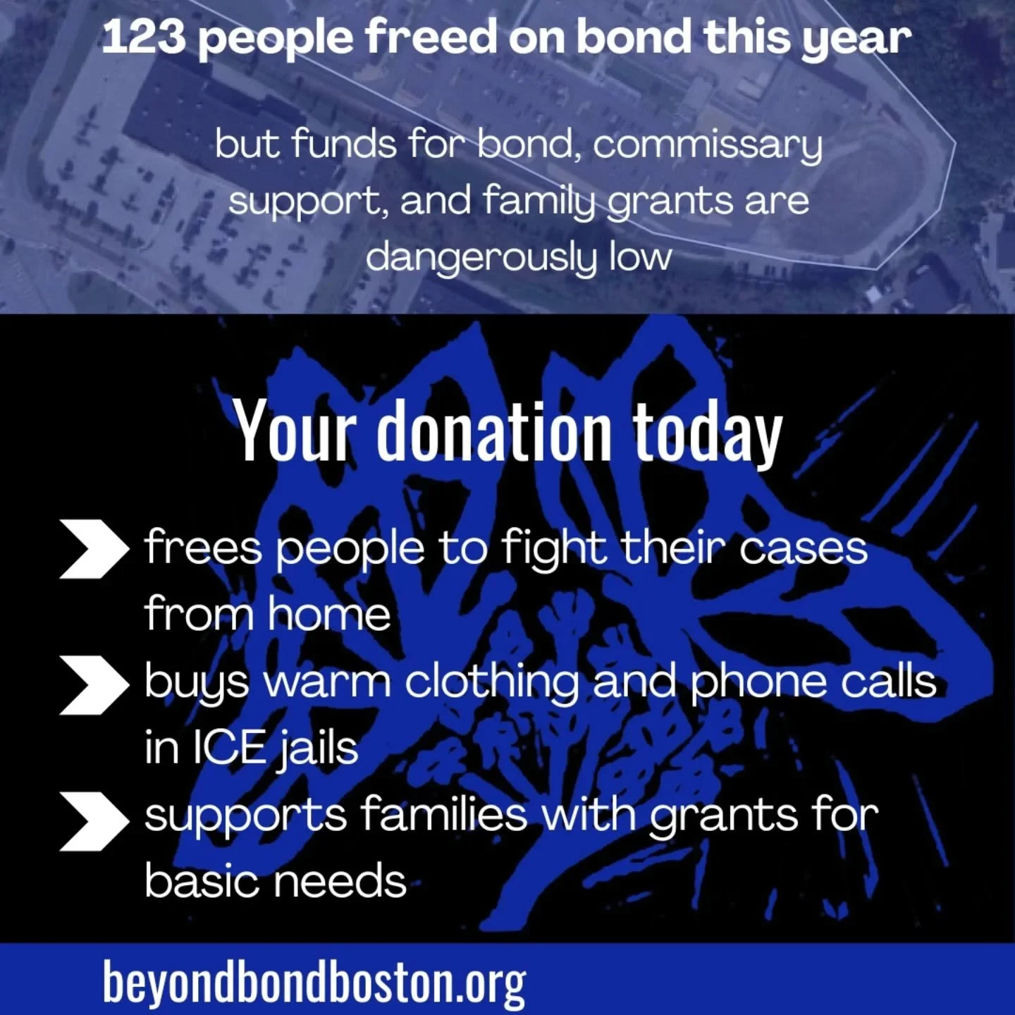 The BIJAN bond funds are dangerously depleted due to ICE&rsquo;s stepped up violence in our communities. 

The current administration is trying to end immigration bond and keep people in &ldquo;mandatory detention,&rdquo; but lawyers are fighting b