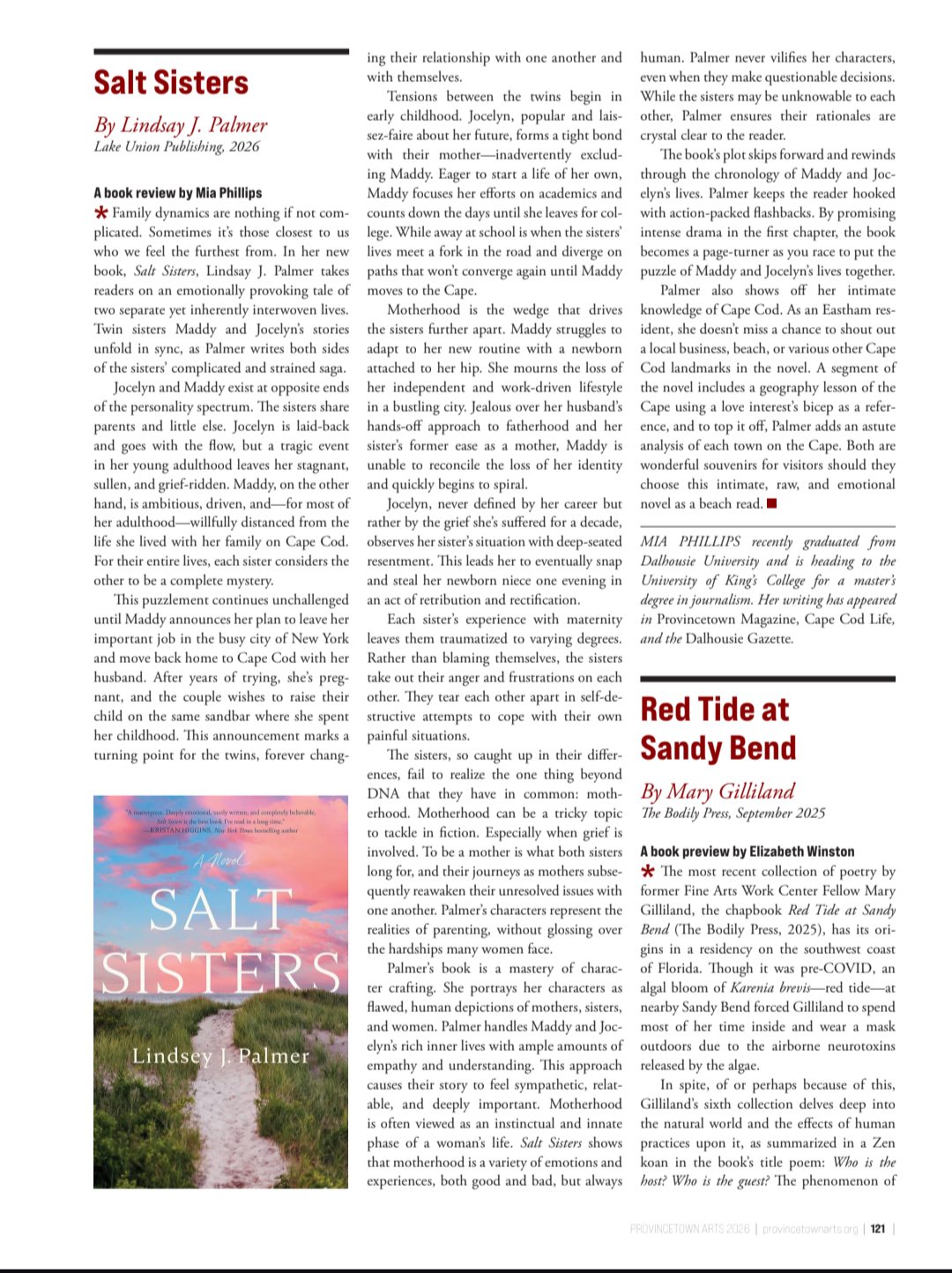 Provincetown Arts Magazine Review
