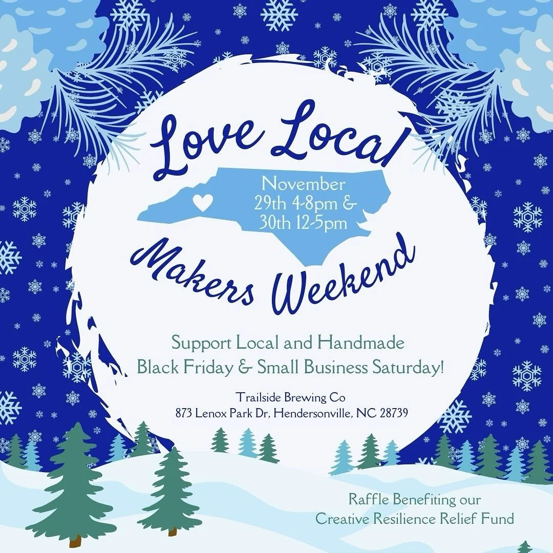 ✨️Join us for an unforgettable small business weekend @trailsidebrews supporting our Creative Community!

✨️Each day will have new businesses to shop from! Over 40 makers total!

✨️Live music to enjoy Friday ( @stipebros ) and Saturday (TBA) while yo