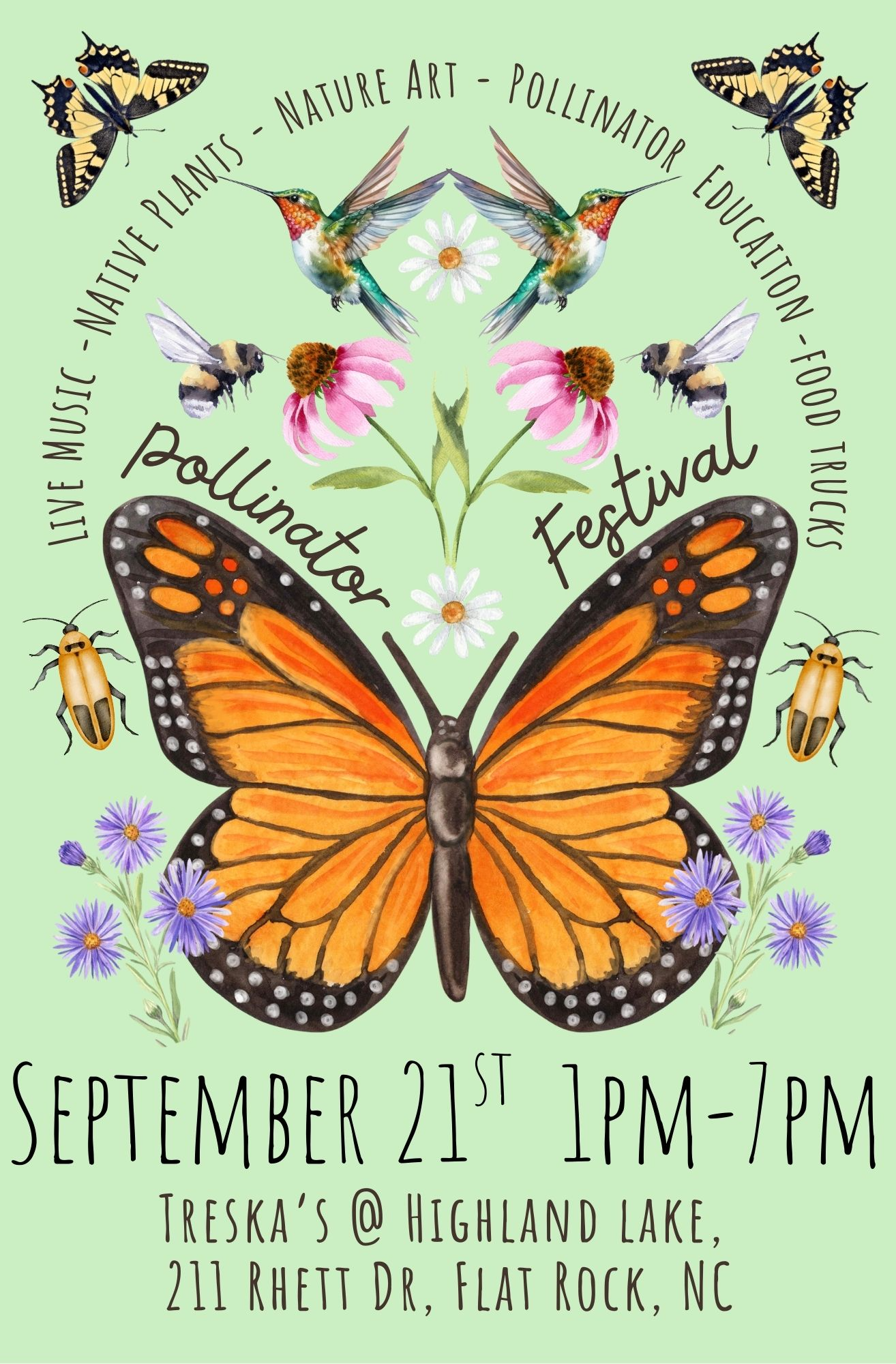 Blue Ridge Artisan Market Pollinator Festival Flat Rock, NC