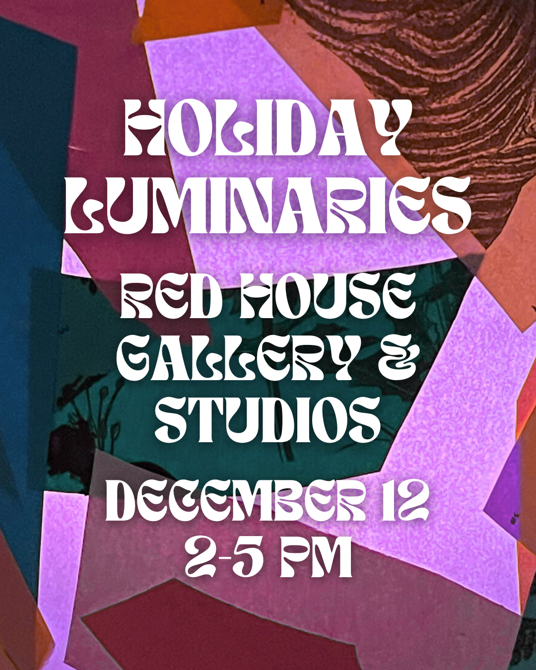 HOLIDAY LUMINARIES RED HOUSE BLACK MOUNTAIN