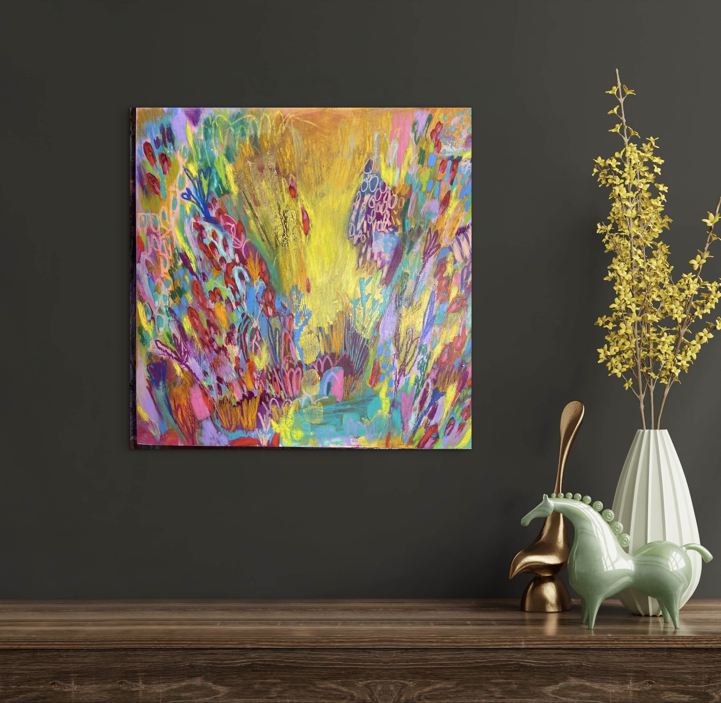 “Opening” Original Artwork by Miranda Wildman 12x12.JPG