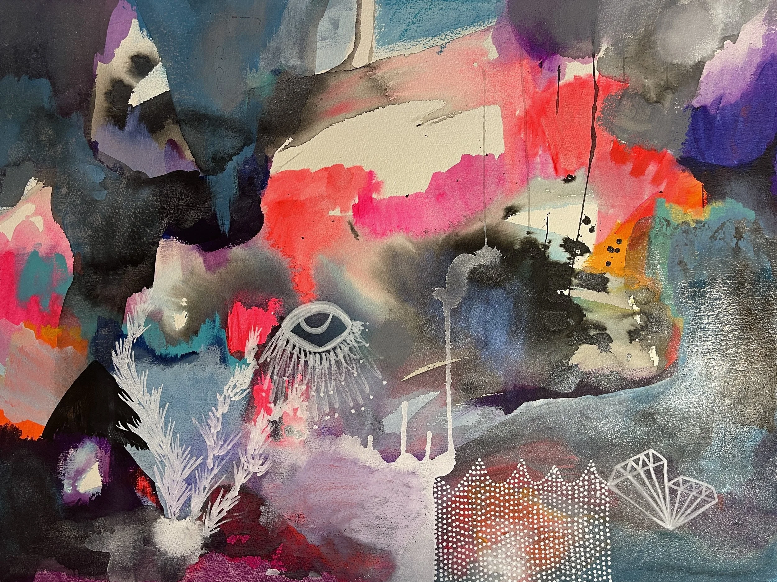 “Full Moon Walk” Original Artwork by Miranda Wildman