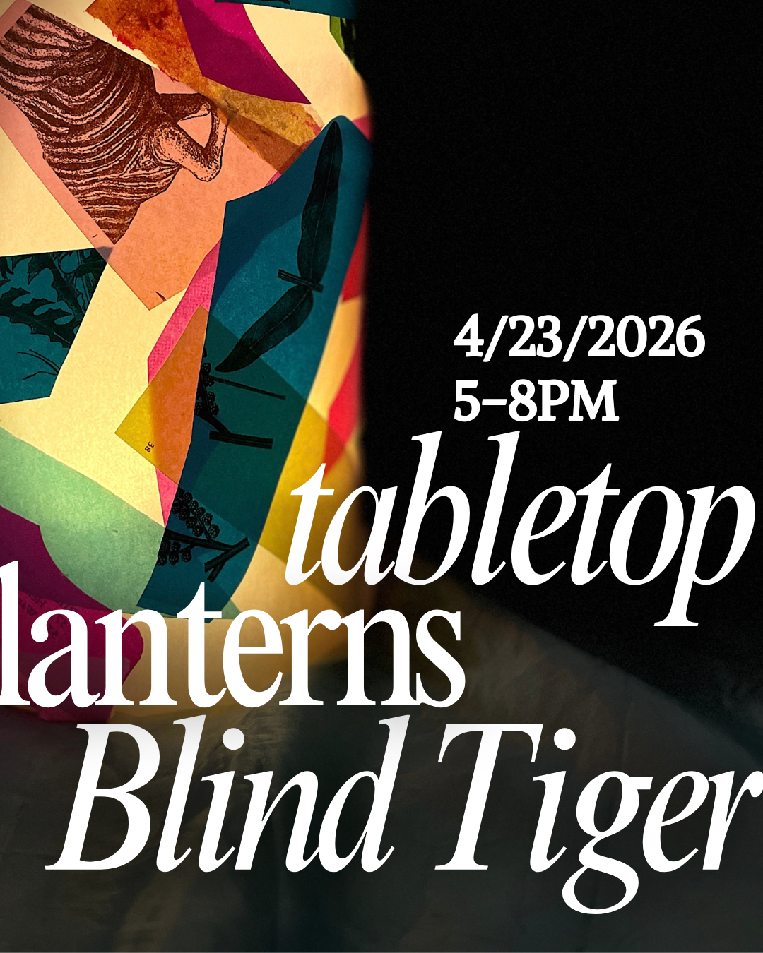TABLETOP LANTERNS BLIND TIGER HOTEL APRIL 23
