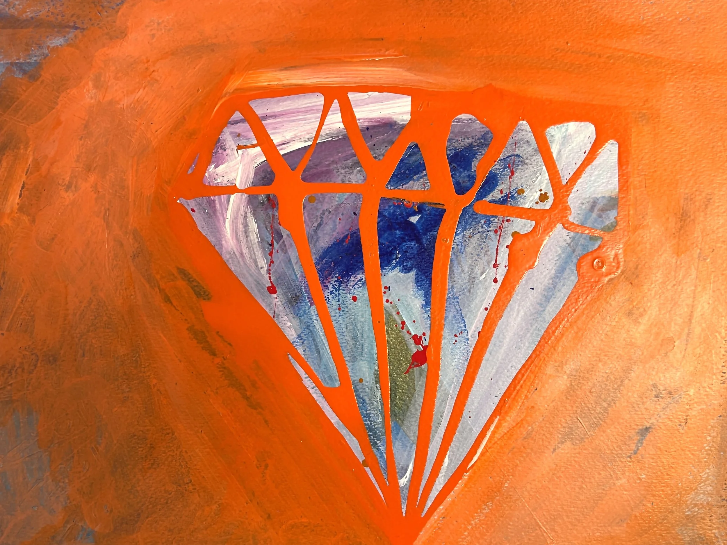 “Blue Diamond” Original Artwork by Miranda Wildman