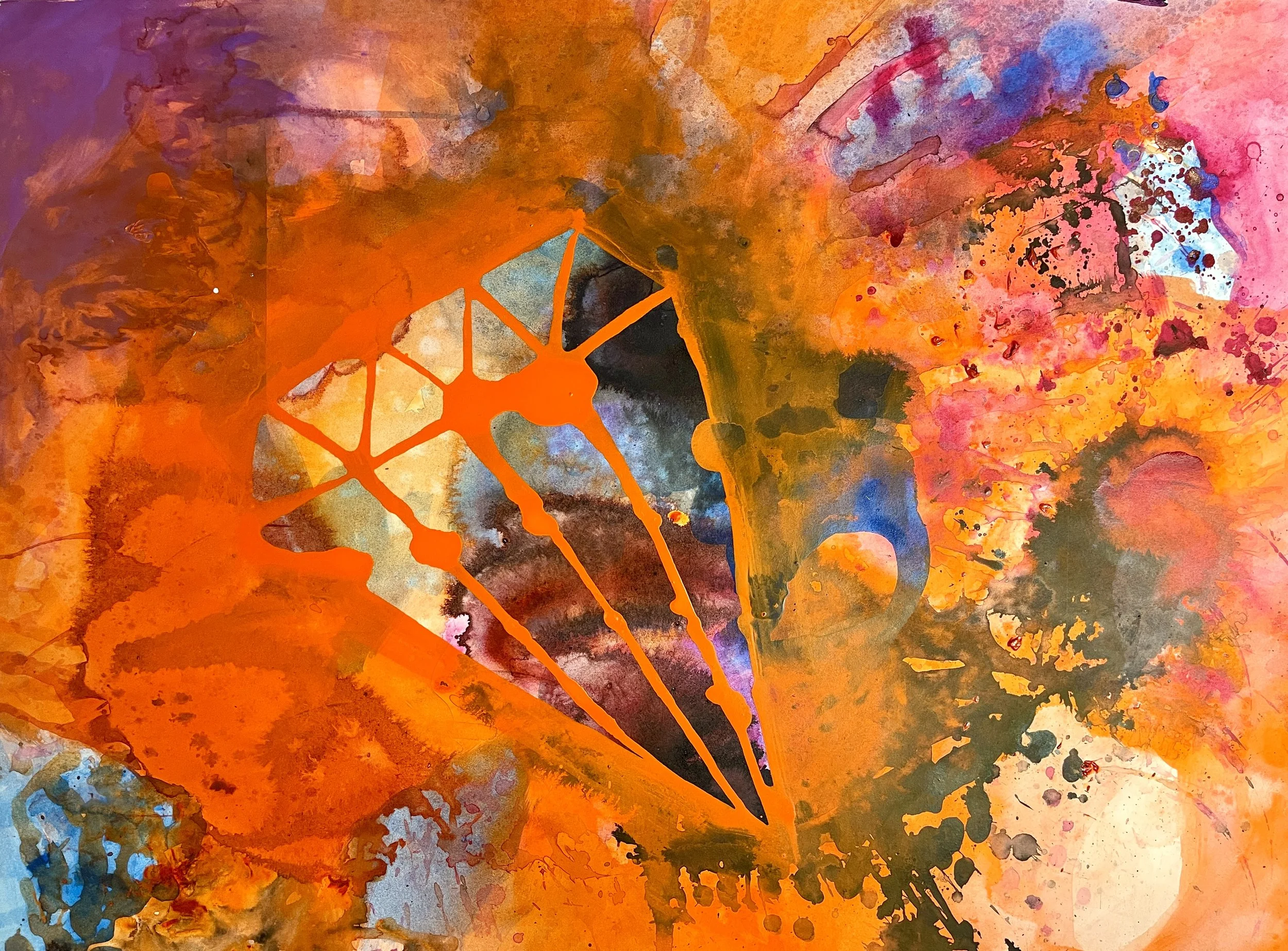 “Rainy Day Diamond” Original Artwork by Miranda Wildman