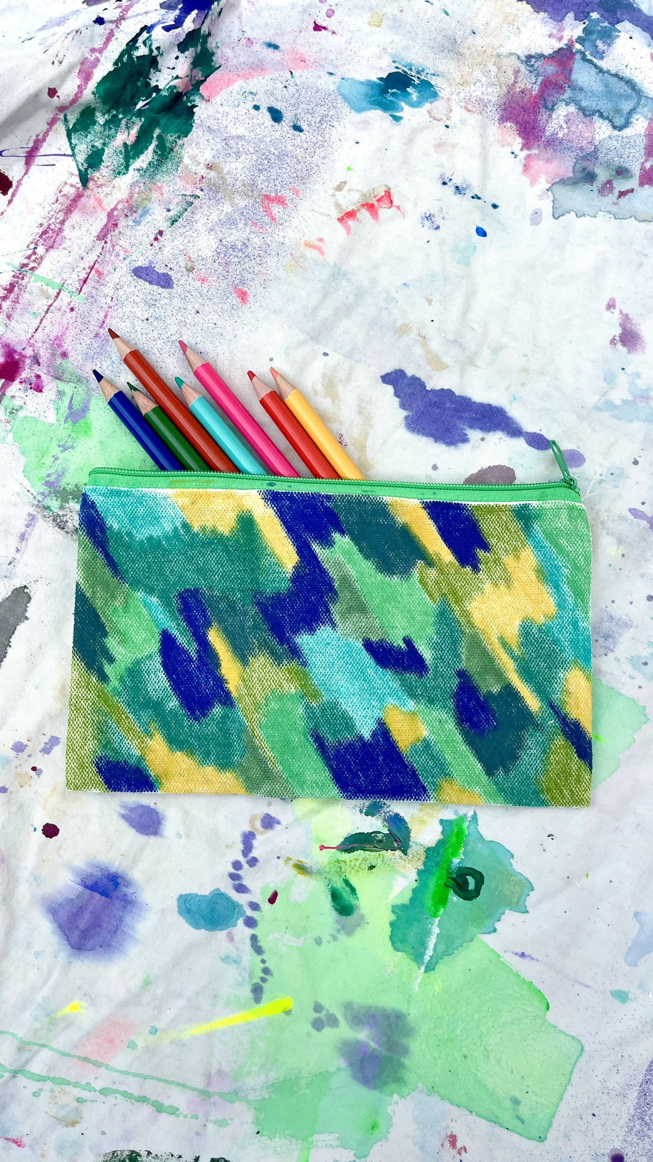 Paint Your Own Pouch Ecusta Market & Cafe Golden Hour Gatherings