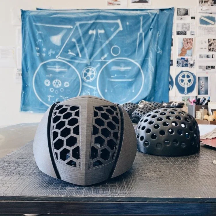 3-D Printed Bicycle Helmet Unveiled at Miriello