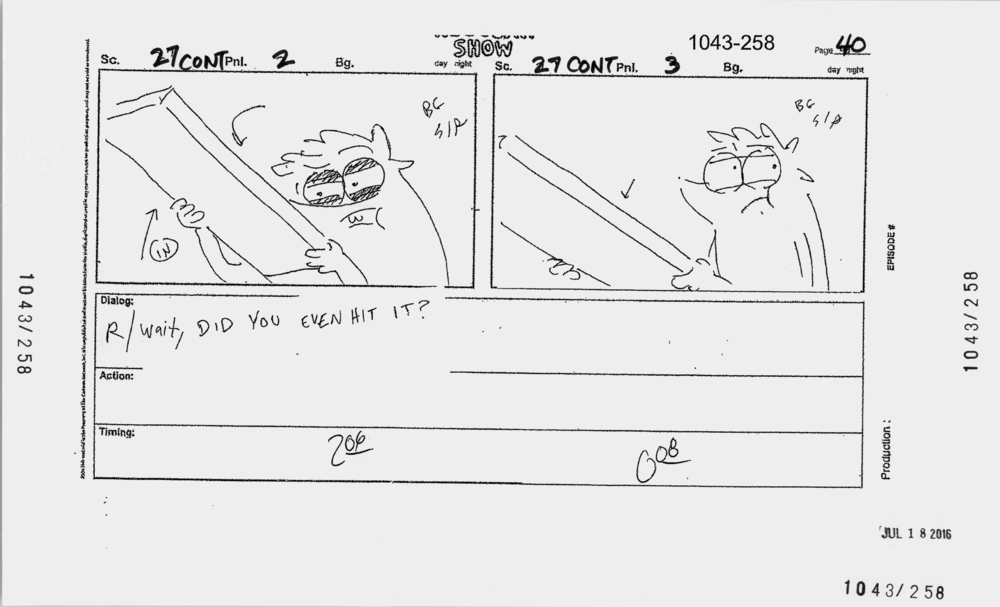 Regular Show storyboard game, Regular Show Games