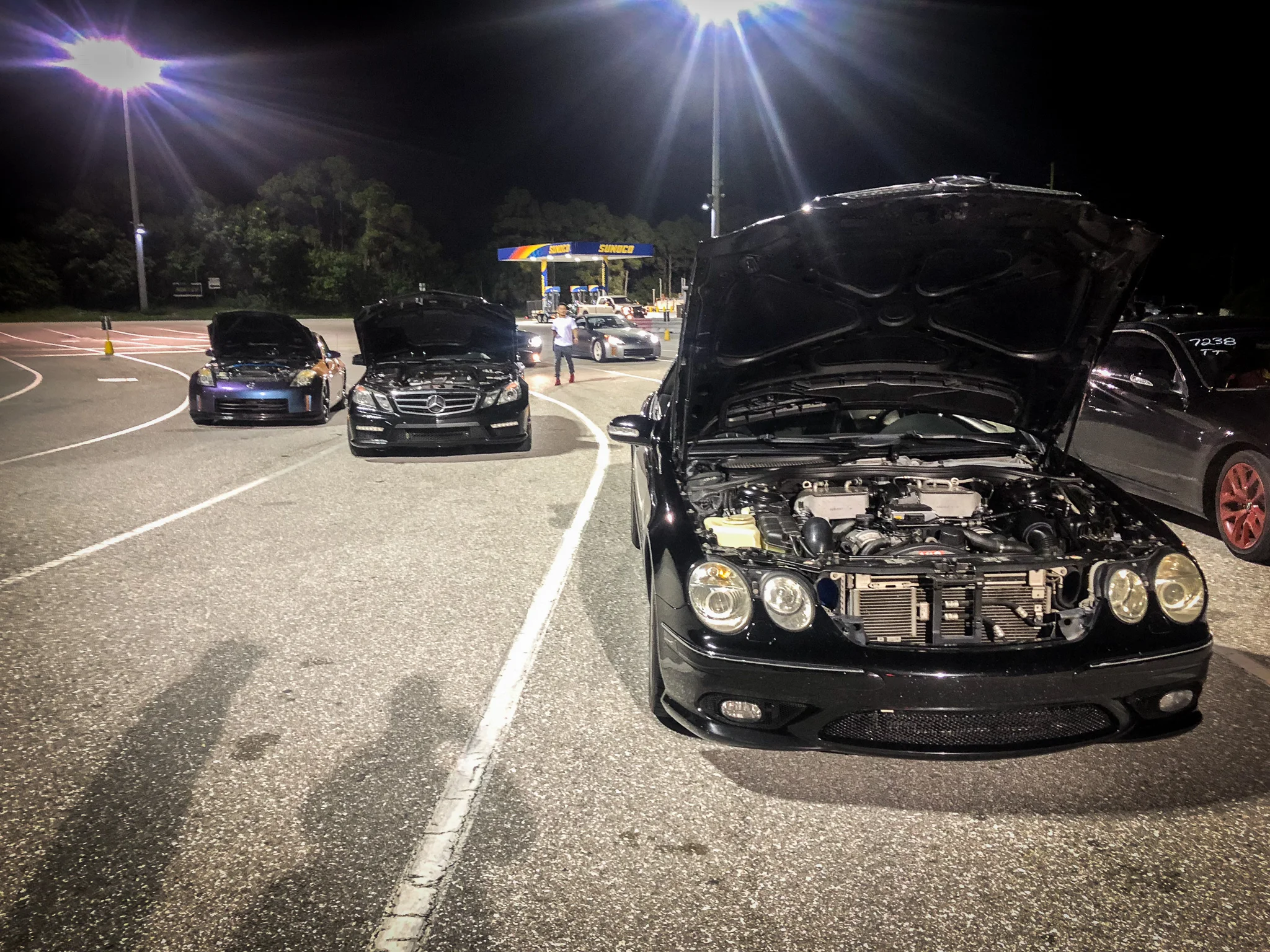 Mercedes-Benz CL55 & E63 AMG, & Nissan 350z