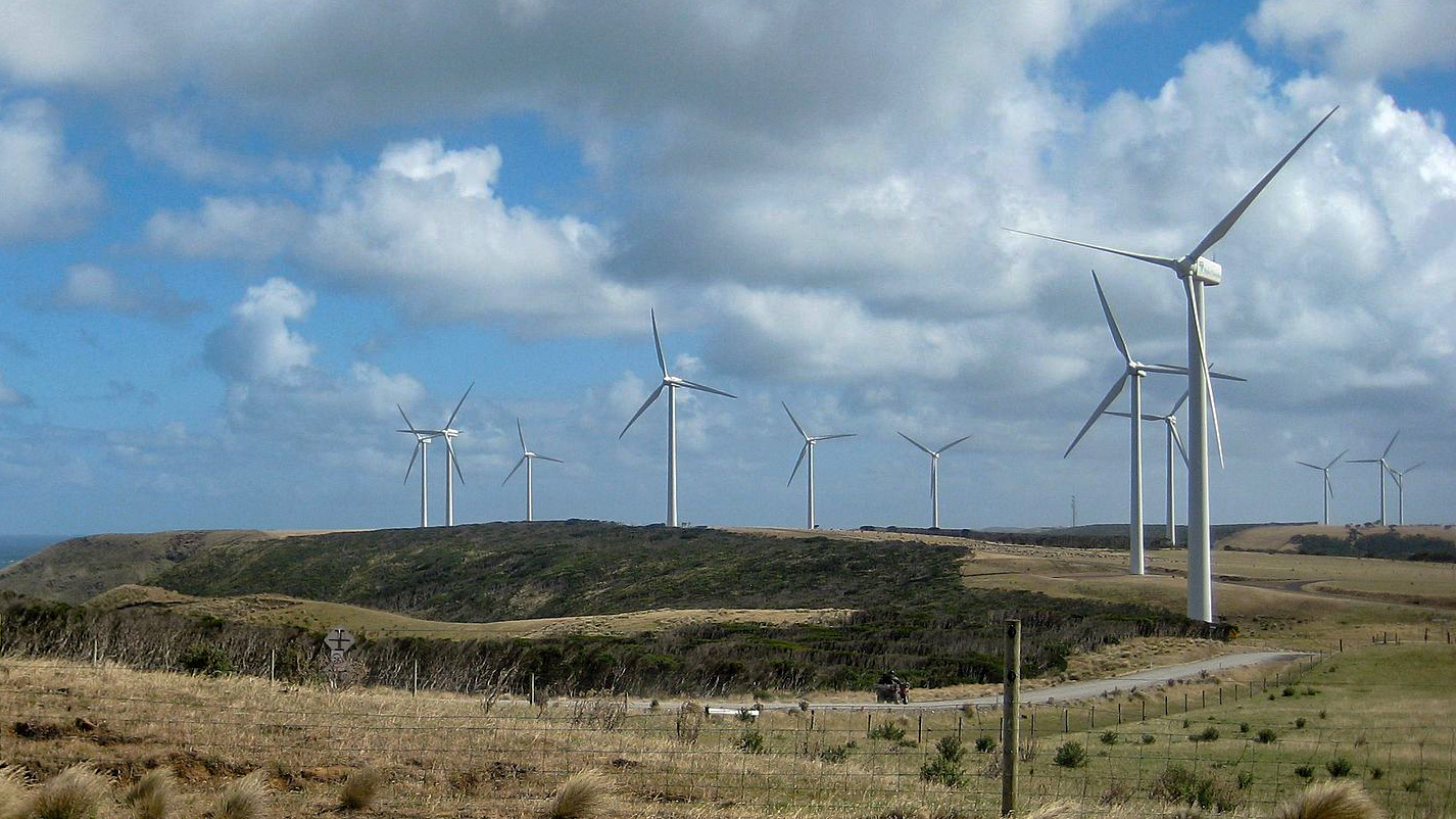 Experts at UNCOVER Australia explain that renewable energy infrastructure requires four times as much copper than conventional energy. Image: Woolnorth Wind Farm in Tasmania, by Andrew Baker .