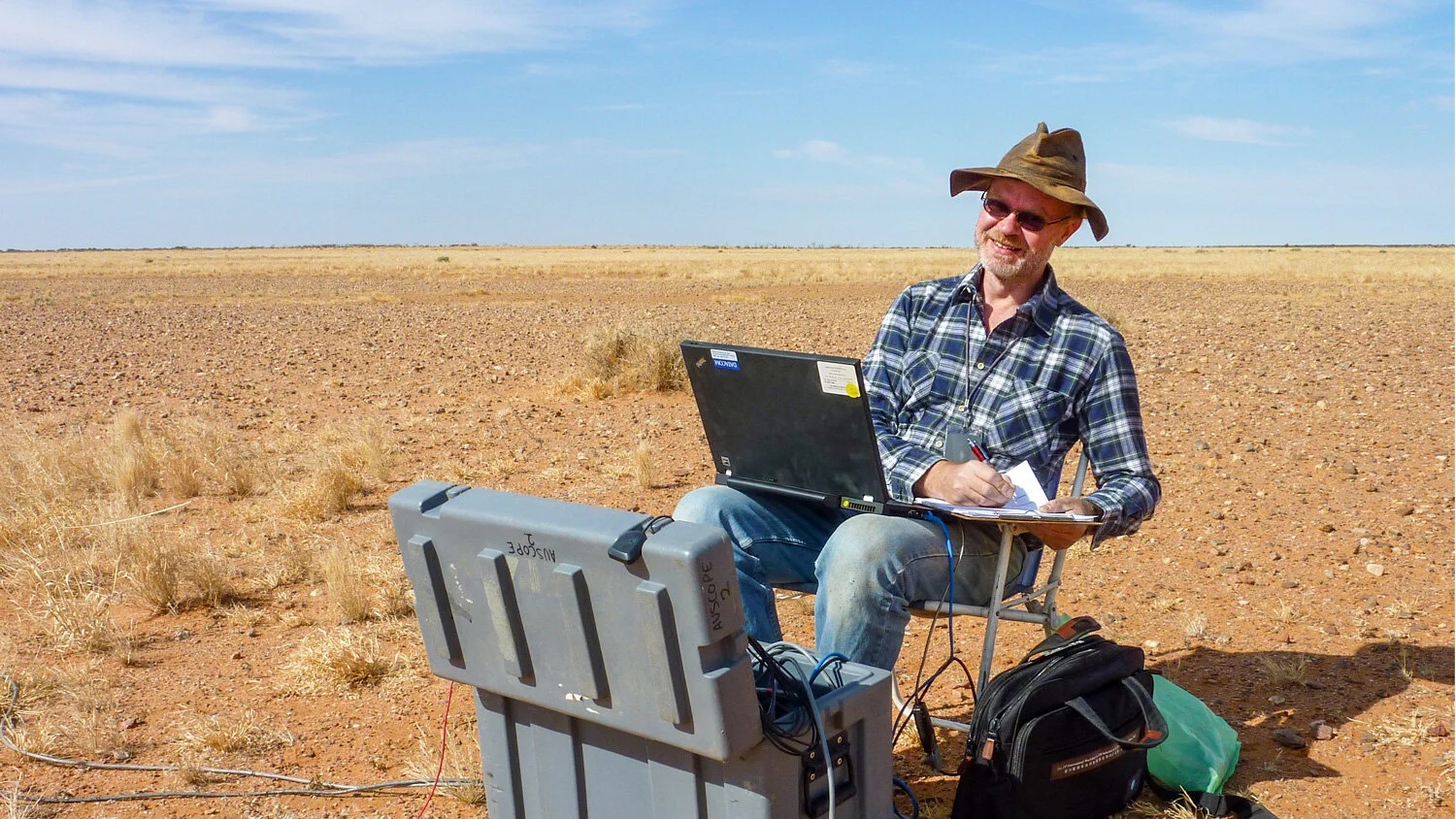 Recognising AuScope treasure, Goran Boren