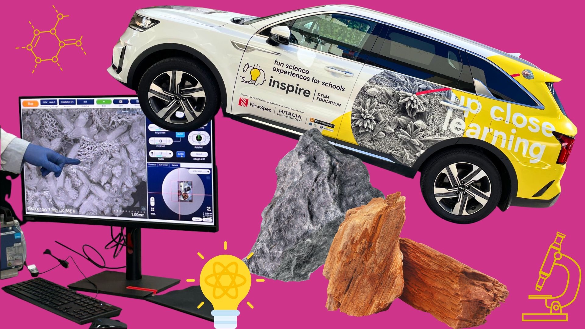 ✨Western Australian students are seeing the world like never before! 

💡Through the Inspire STEM Education program, supported by AuScope and partners, classrooms are now equipped with research-grade scanning electron microscopes (SEMs).

🔬Students 