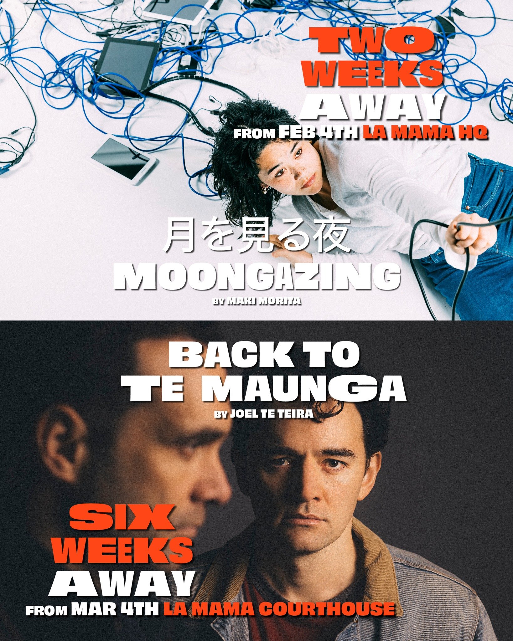 🌕⛰️ Two Exciting New Works Coming Soon! ⛰️🌕

We couldn't be more excited to share these with Naarm audiences &hellip; Tickets are selling fast so don't wait! ✨✨✨

La Mama Presents an Antipodes Theatre Company production of
月を見る夜 MOONGAZING (Premier