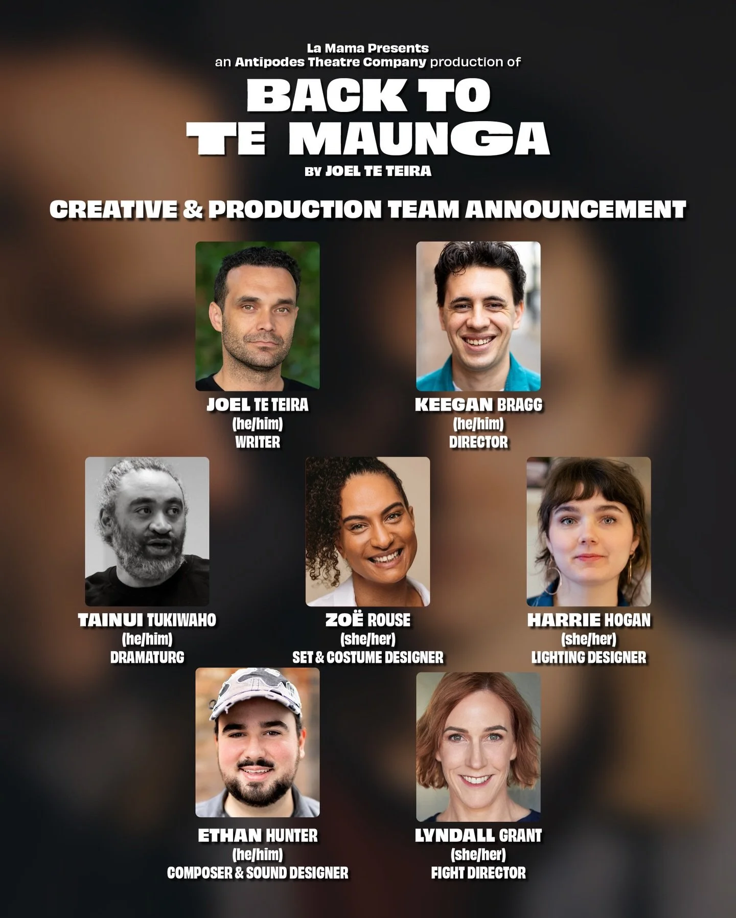 ⛰️⛰️ TEAM ANNOUNCEMENT ⛰️⛰️

We understood the assignment. Look at this team!!!

Friendship, grief and forgiveness collide against the backdrop of a hunters cabin in rural Aotearoa, New Zealand.

Tāne &amp; Isaac return to a cabin from their youth on