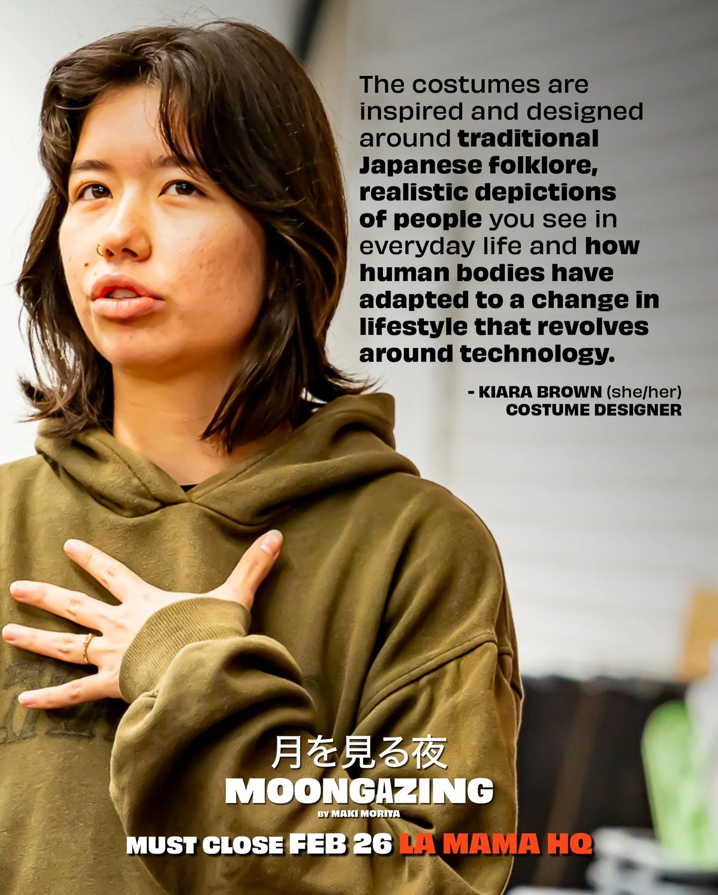 🌕🌕 SPOTLIGHT ON COSTUME 🌕🌕

Get some insight into the world of 月を見る夜 MOONGAZING&rsquo;s costume deisgn with KIARA BROWN 川上きあら (she/her) @kiarabrowndesign

Images by Darren GIll
Tattoo illistration by Made Kosala @kosala_0013
🔉 @jack.whu

15x (so