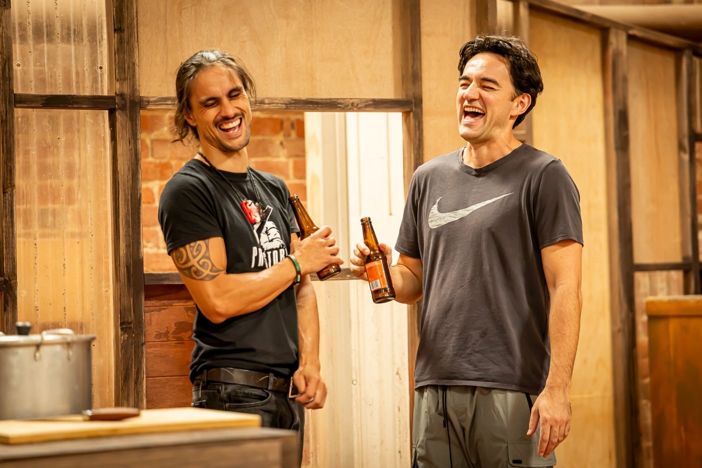 ⛰️⛰️ Just over 1 week away! ⛰️⛰️

Sneak peek into our last week of rehearals!!! by @3fatesmedia

Friendship, grief and forgiveness collide against the backdrop of a hunters cabin in rural Aotearoa, New Zealand.

Tāne &amp; Isaac return to a cabin fro