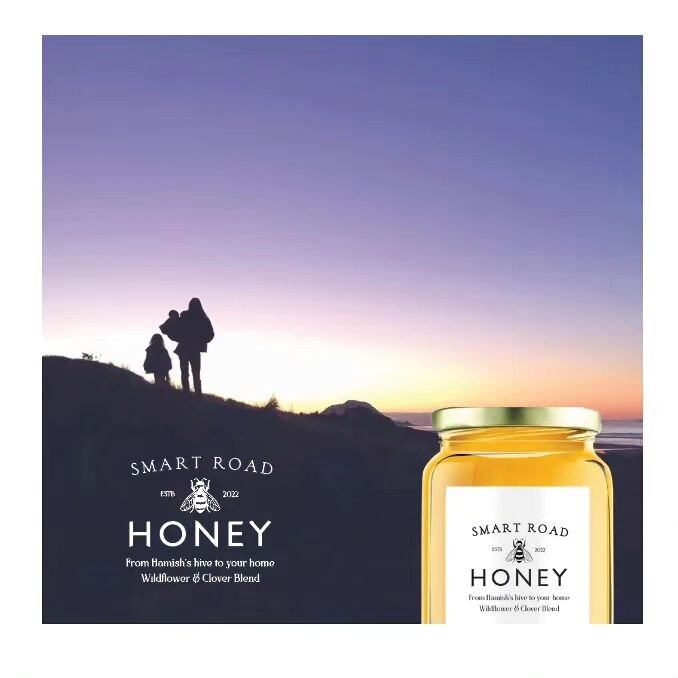My branding suggestion to Hamish's wife was 'Hamish's Honey'... #MtSmartHoney it was! #Branding #Graphic Design #Packaging #Advertising