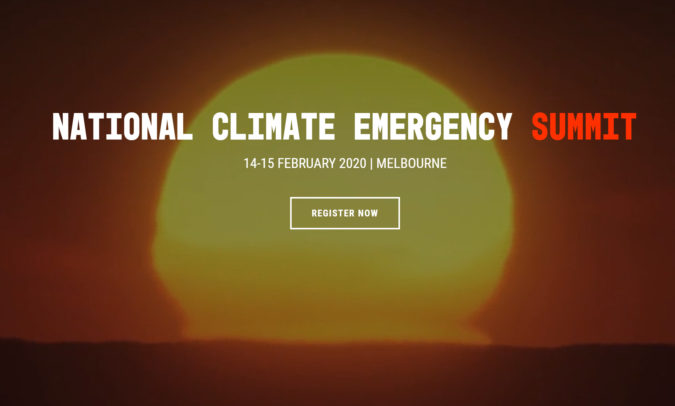 National Climate Emergency Summit&nbsp;2020