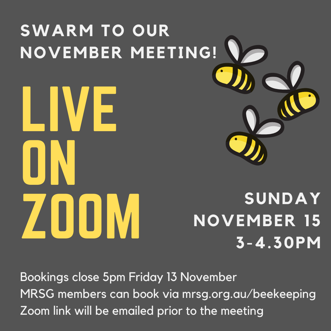 Woodend Bee Friendly Society November 2020 Meeting - TBC