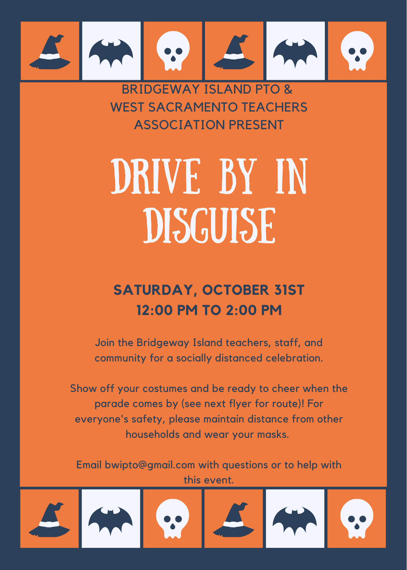 Drive by in Disguise Halloween Car Parade