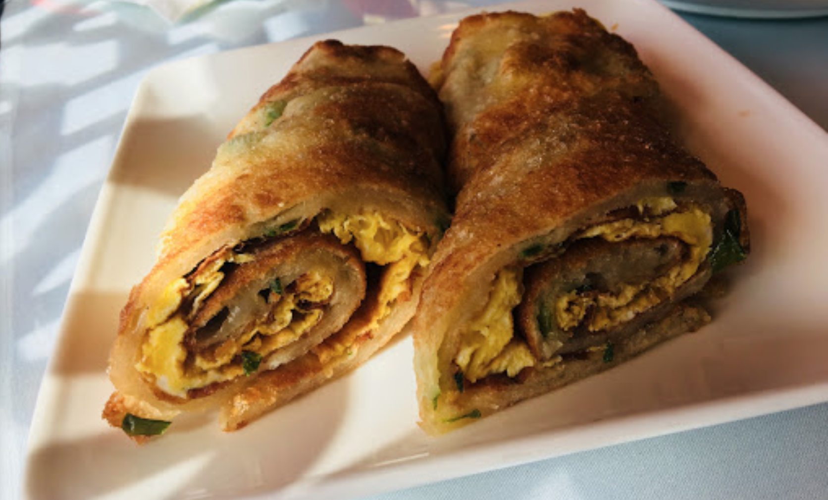 Egg in Scallion pancake