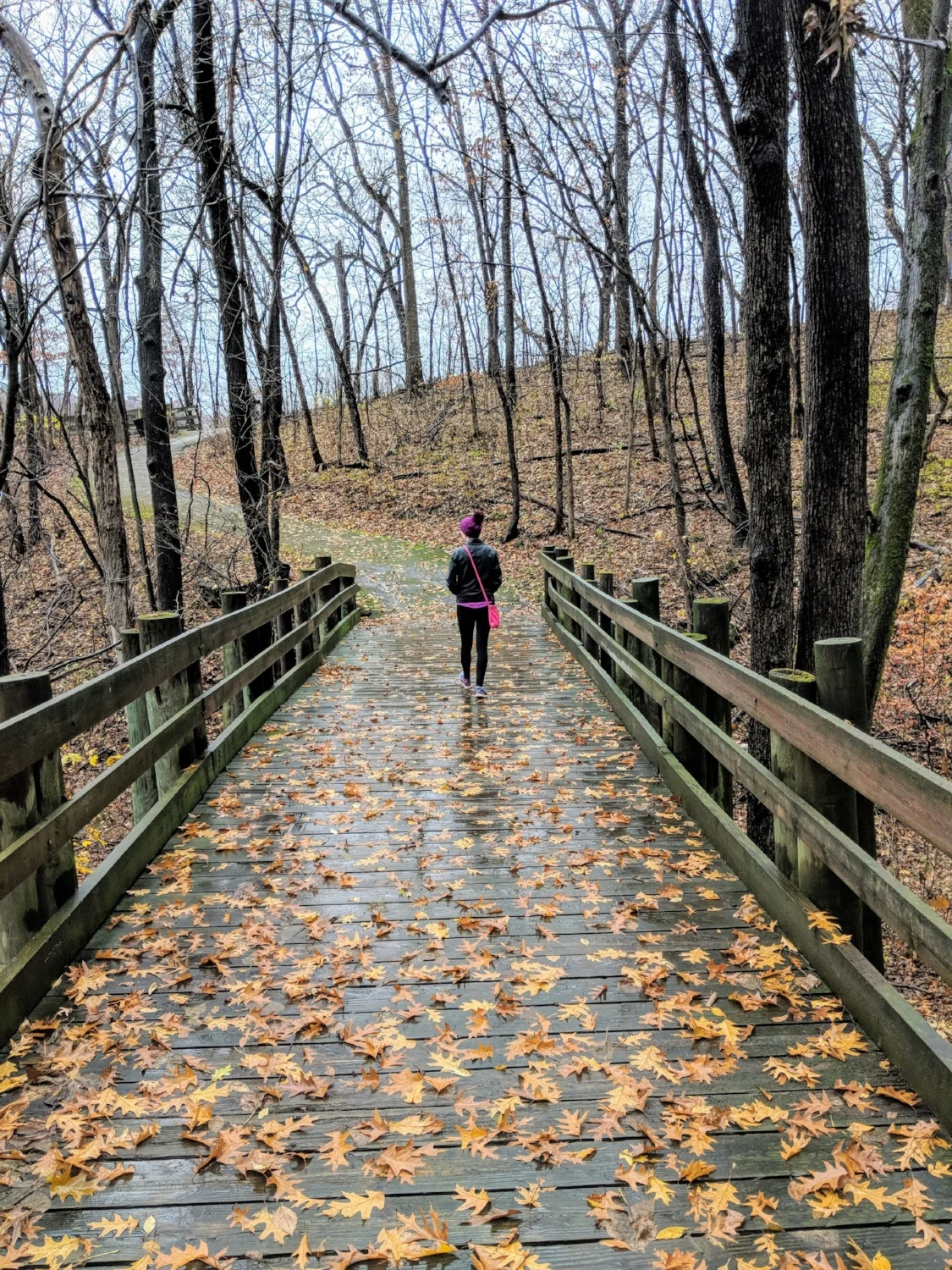 Walking at Eagle Ridge Resort.