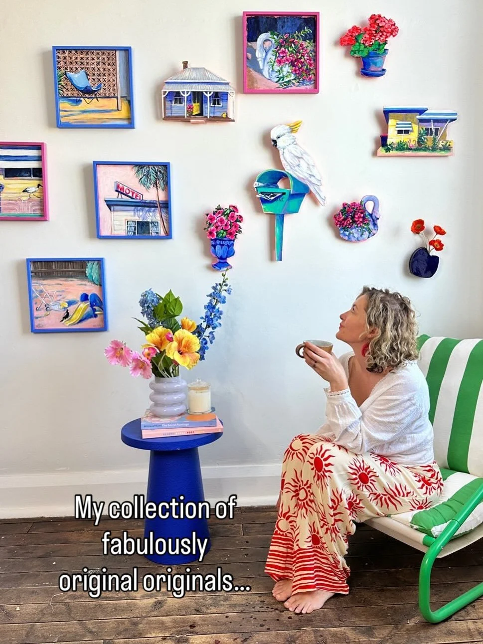 See you tomorrow at my open studio - 9am to 3pm. 211-213 Lords Place. (Access via stairs only) 
Or online Sunday night. Xxx