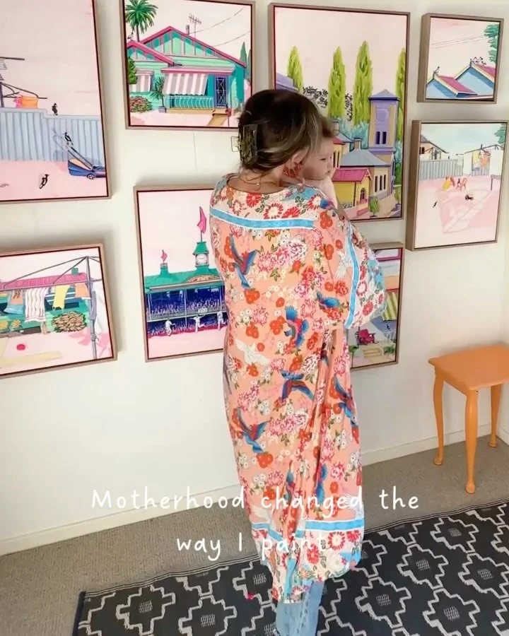 How has motherhood changed my practice?
In more ways than I even realised.

My life, and the season I&rsquo;m in, will always shape what inspires me. Right now, this is it and it&rsquo;s a pretty special muse.

I started painting my backyard in 2023,