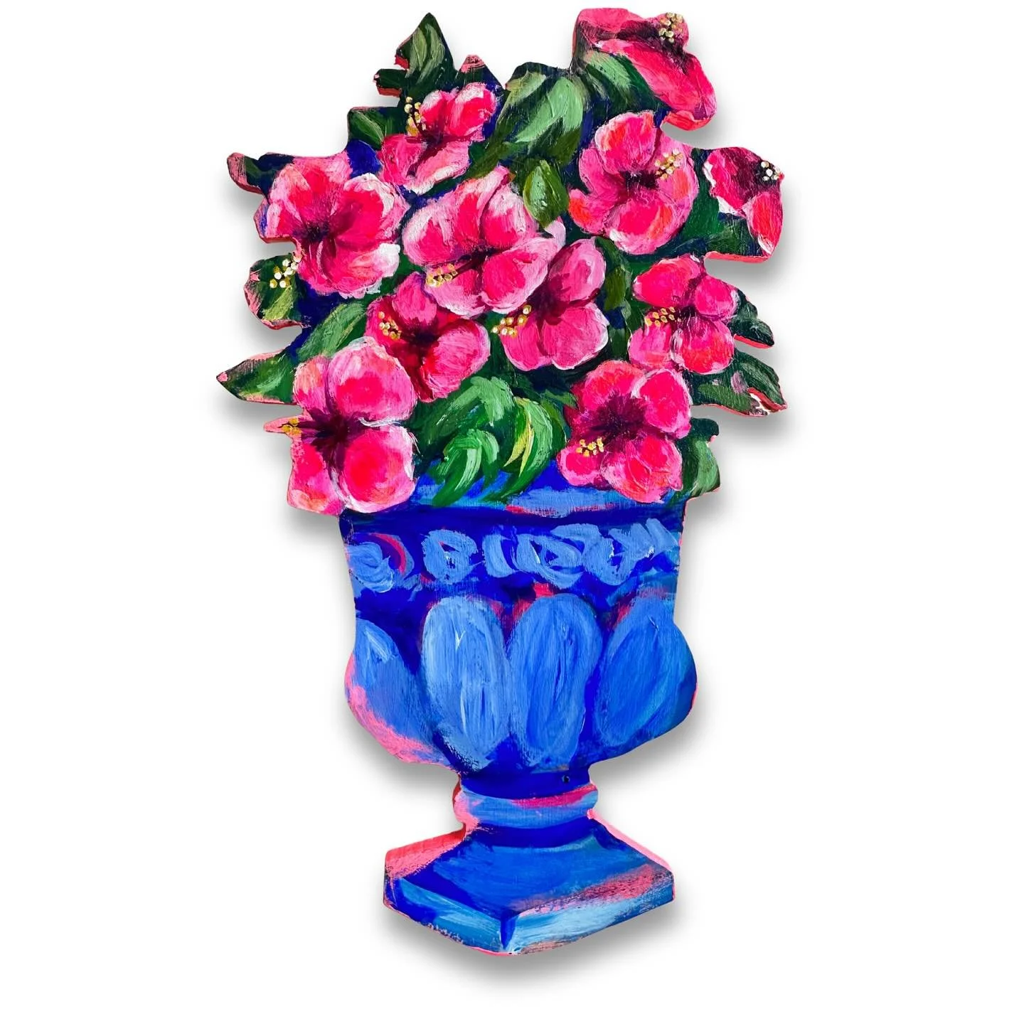 Aunt Dot&rsquo;s as quirky as her blue pots, she blasts Queen through the windows and keeps a stash of the good stuff under the sink. Just pop round for tea, you&rsquo;ll leave giggling. 

I&rsquo;ve finally popped her up online. Just a few left of t