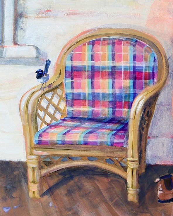 Little moments.

Every painting is filled with little details. Chairs, old fabric, messy verandahs, magnolias, wisteria and cricket bats. Everyday things that carry memories.

My hope is that they carry stories for you too, not just mine.

These limi