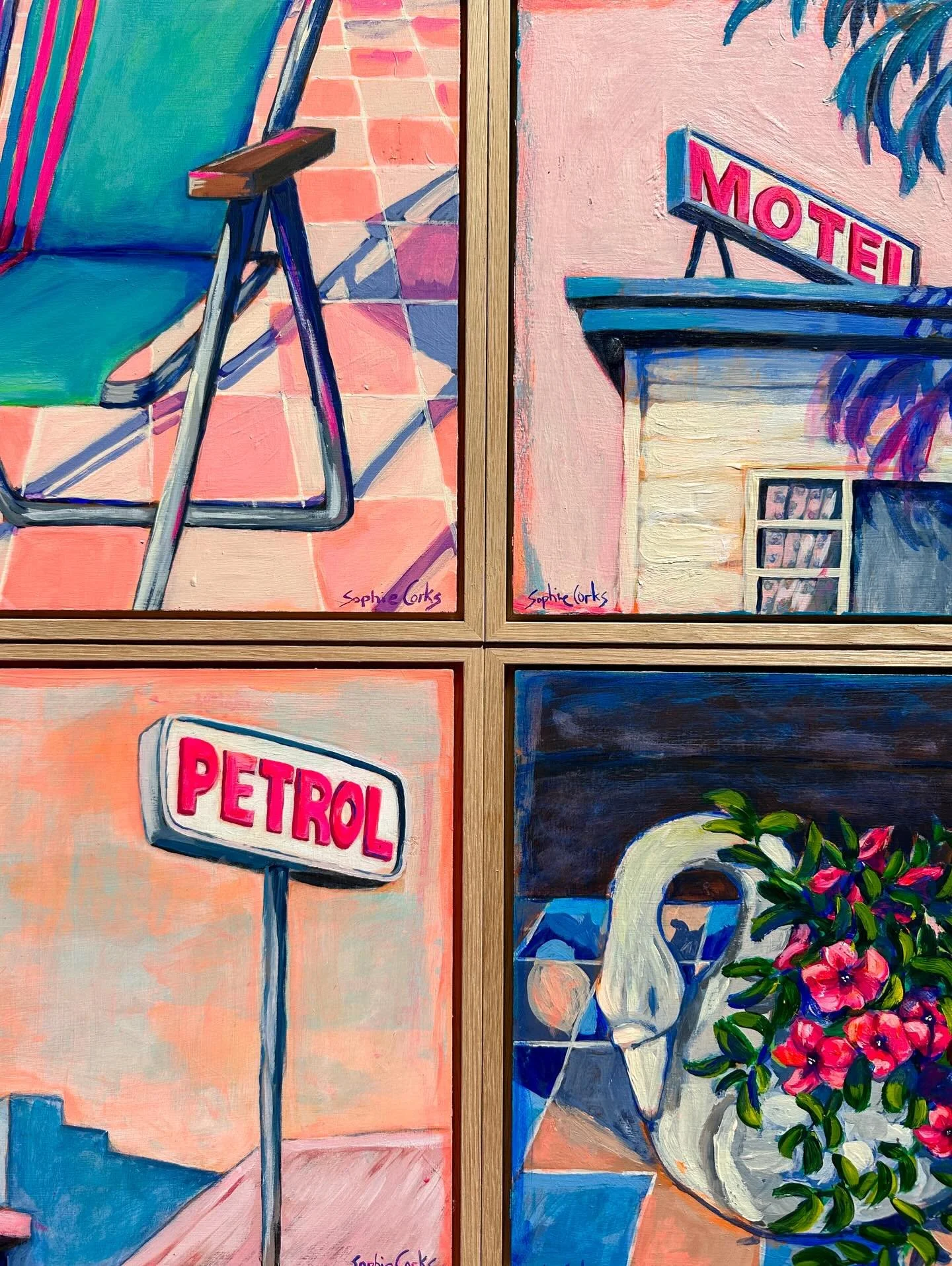 This little collective of original paintings is now live. 

Part of a big collection I&rsquo;m building for the art fair Brisbane, inspired by our summer and the small design details I&rsquo;m always noticing on road trips through our country towns.
