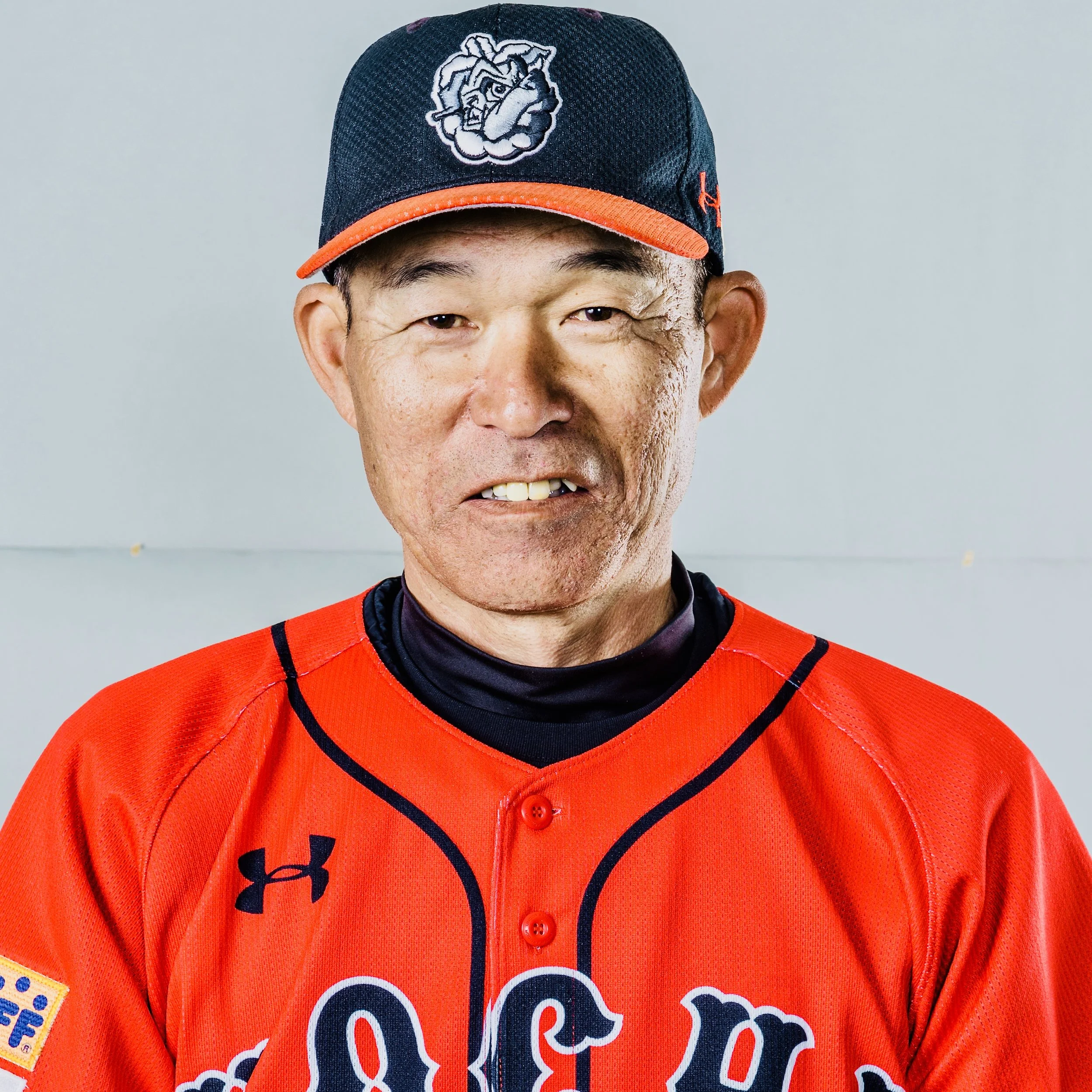 Fielding coach Yoshihiro Yamagoshi
