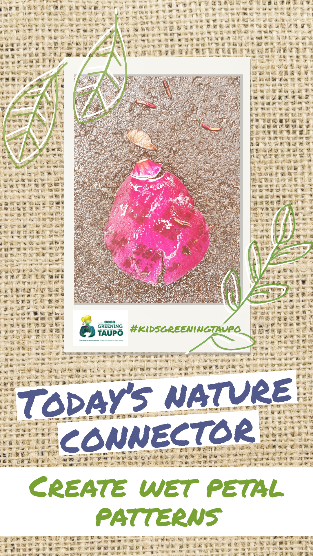 Create Wet Petal Patterns