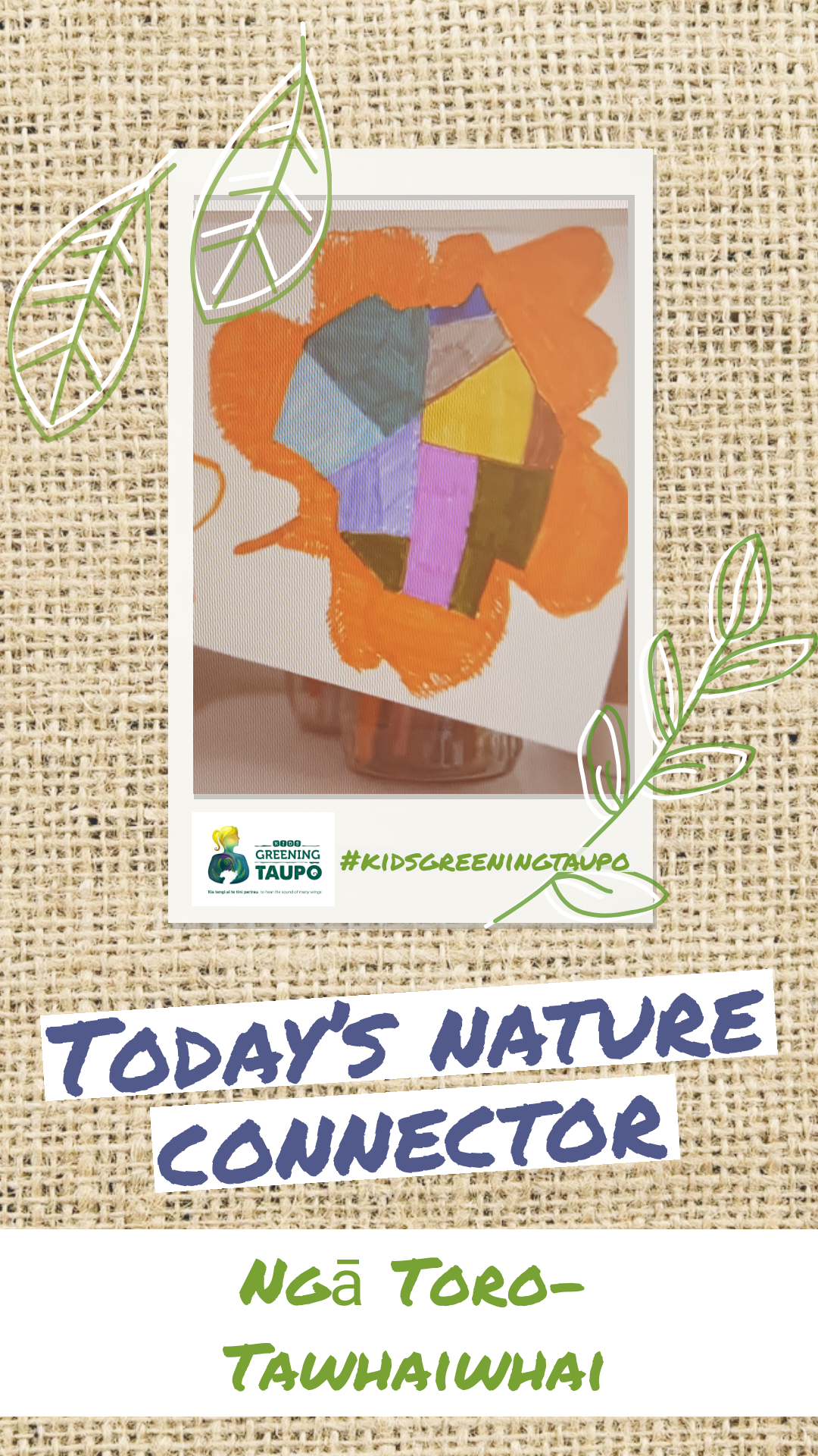 Ngā Toro- Tāwhaiwhai: Leaf Art