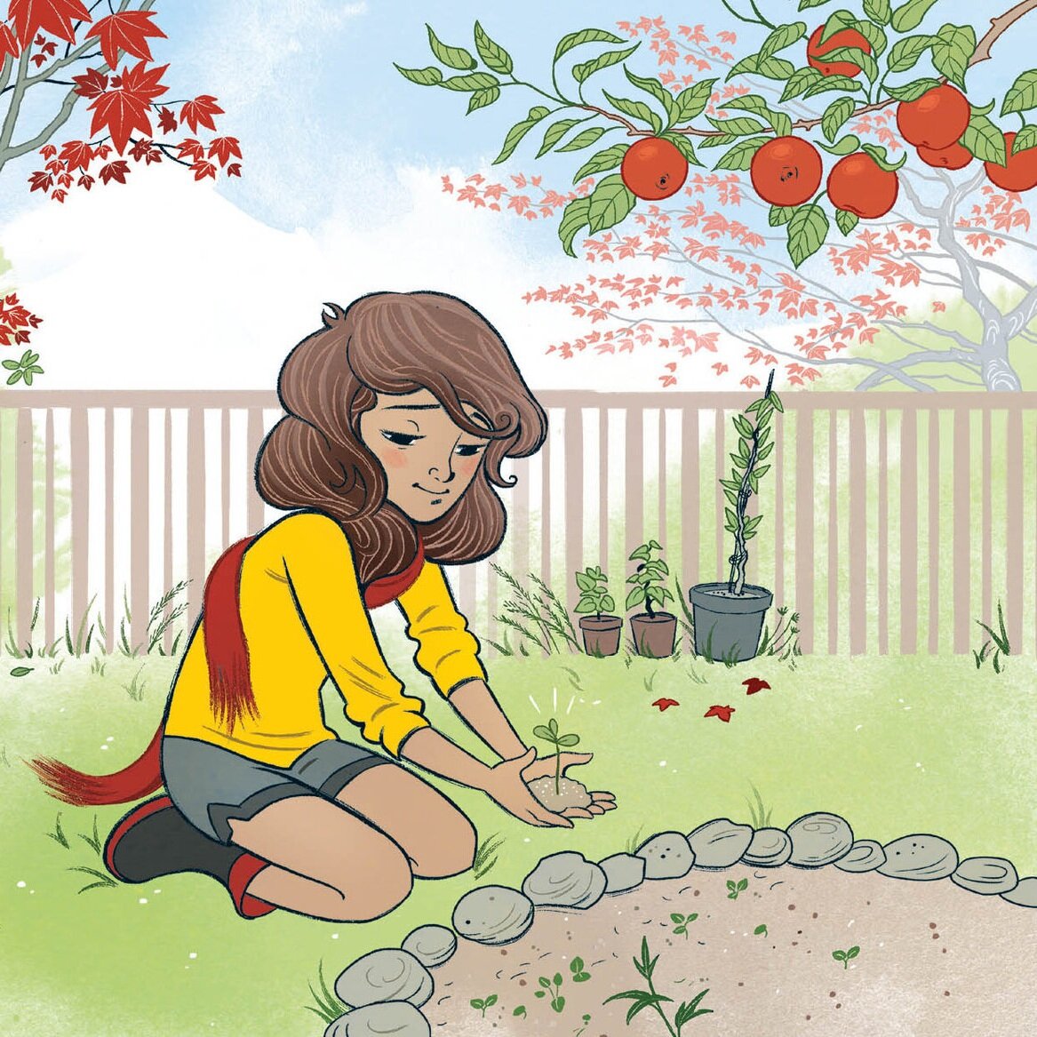 This beautiful illustration is from the book ‘Aroha Knows’ by Rebekah Lipp and Craig Phillips.  It’s a great book about the importance of connecting with nature.